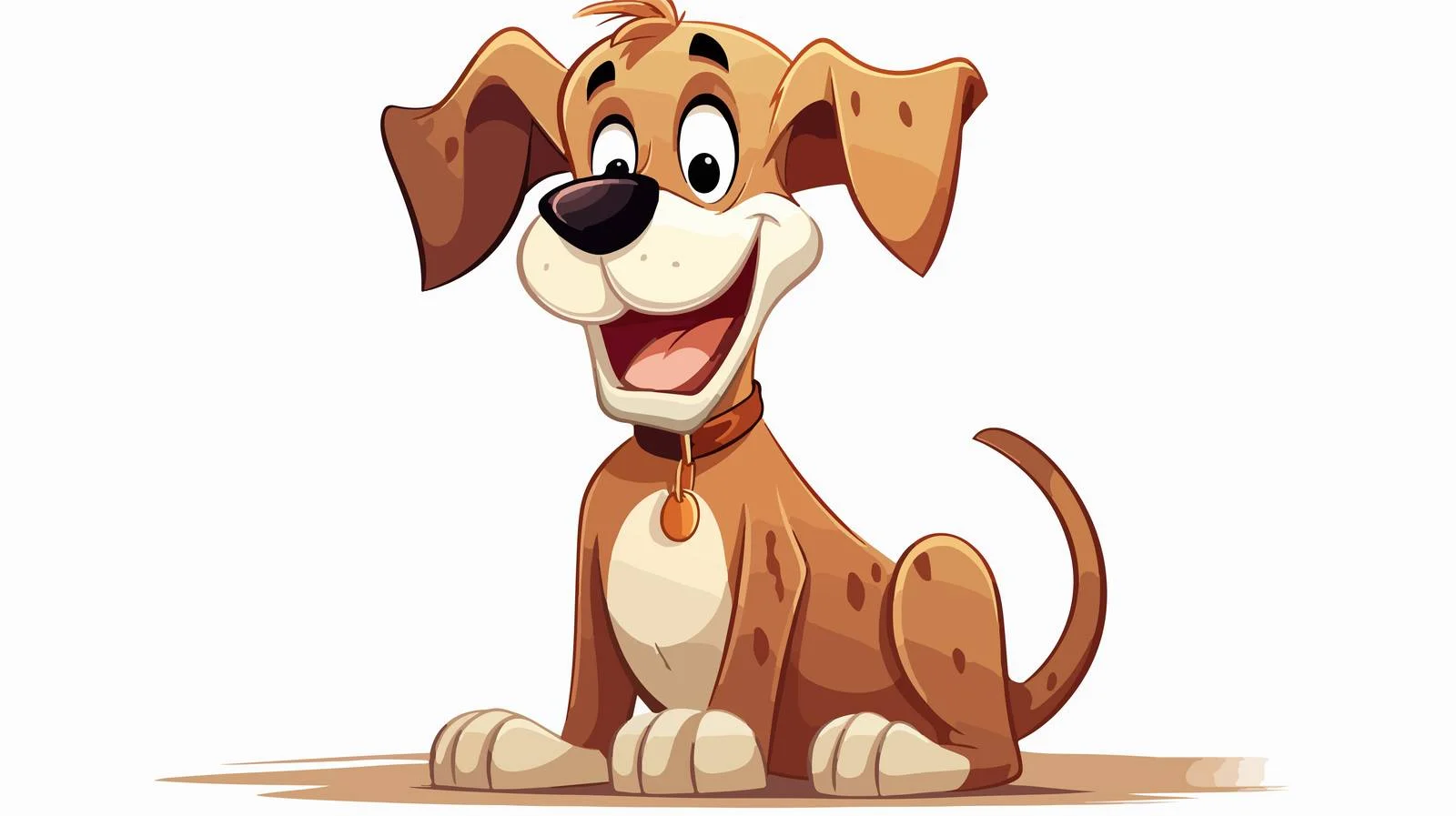 Humorous Vintage Cartoon Dog Illustration — free download from Dotvec