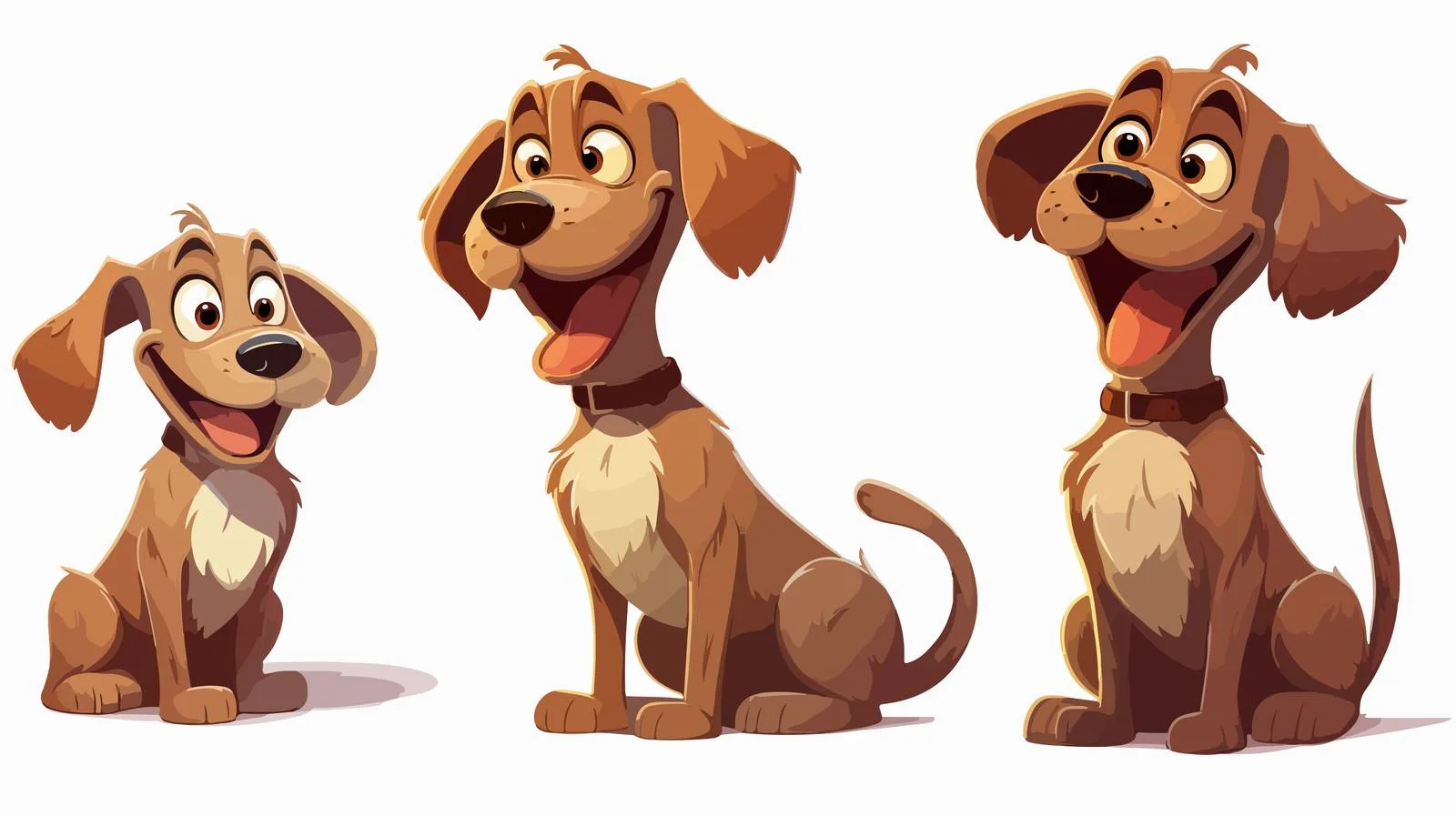Vintage Cartoon Dog Illustration — free download from Dotvec