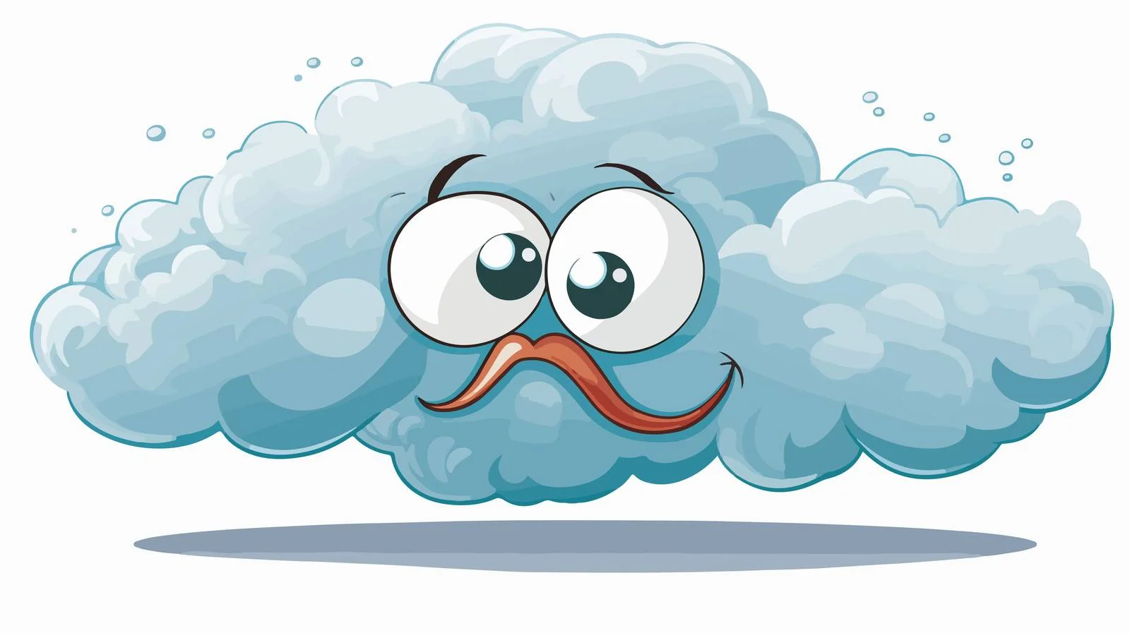 Playful Cloud Monster — free download from Dotvec