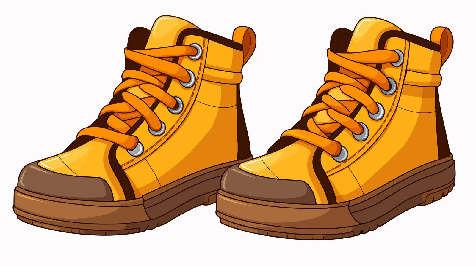 Cozy Fur-Lined Shoes Cartoon Illustration — free download from Dotvec