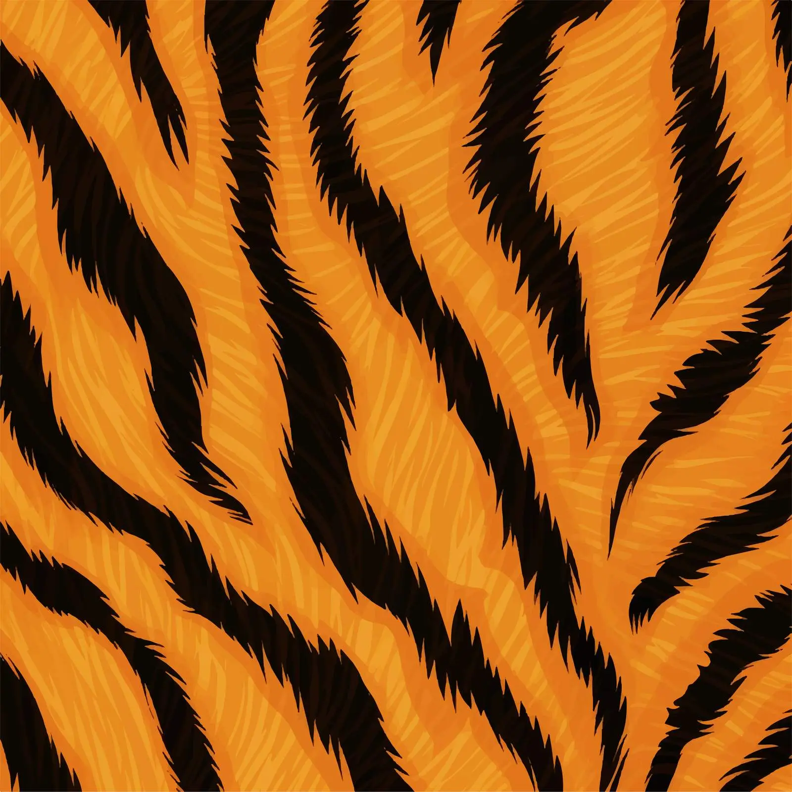 Cartoon Tiger Skin Print Vector Background — free download from Dotvec