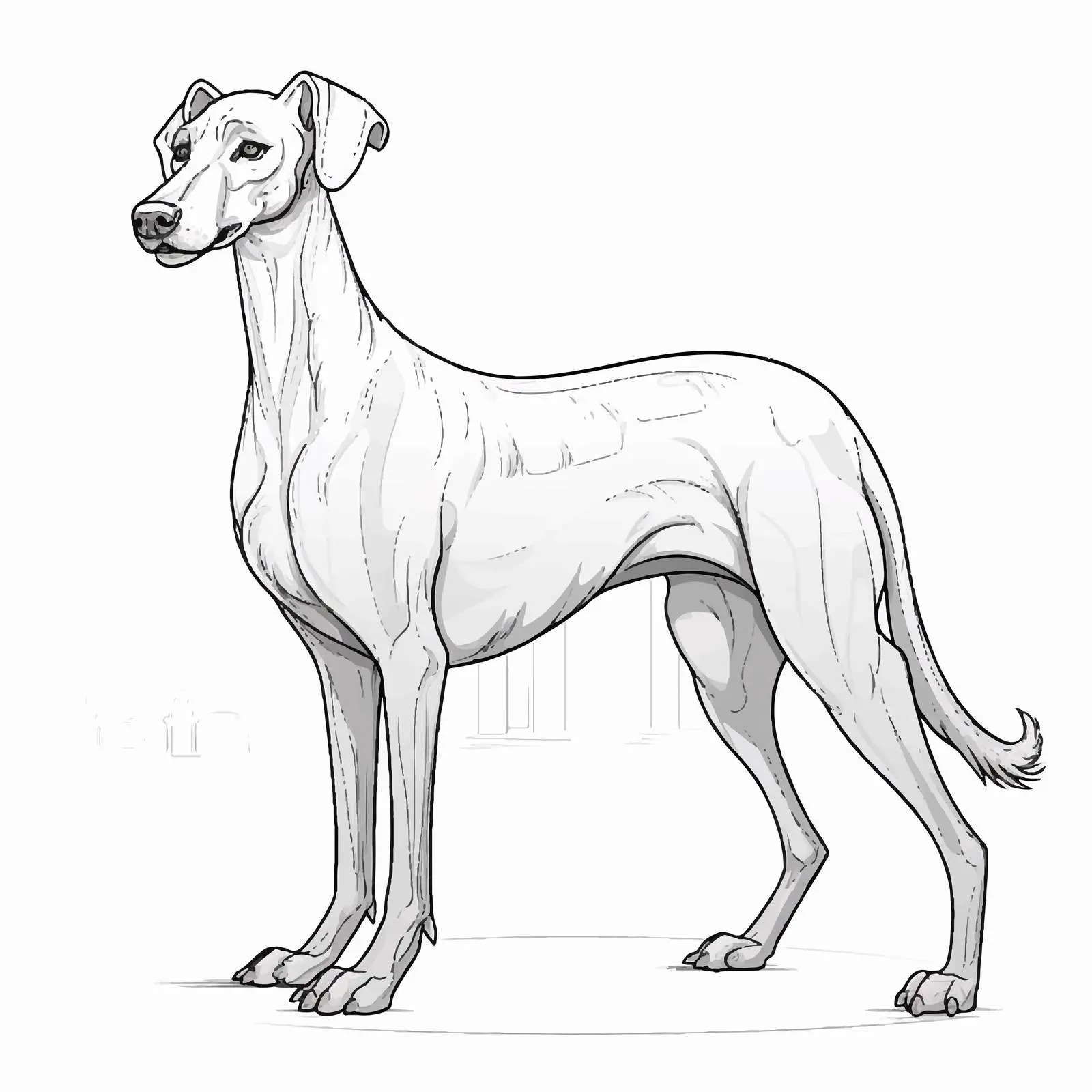 Byzantine Style Coloring Page Illustration — free download from Dotvec