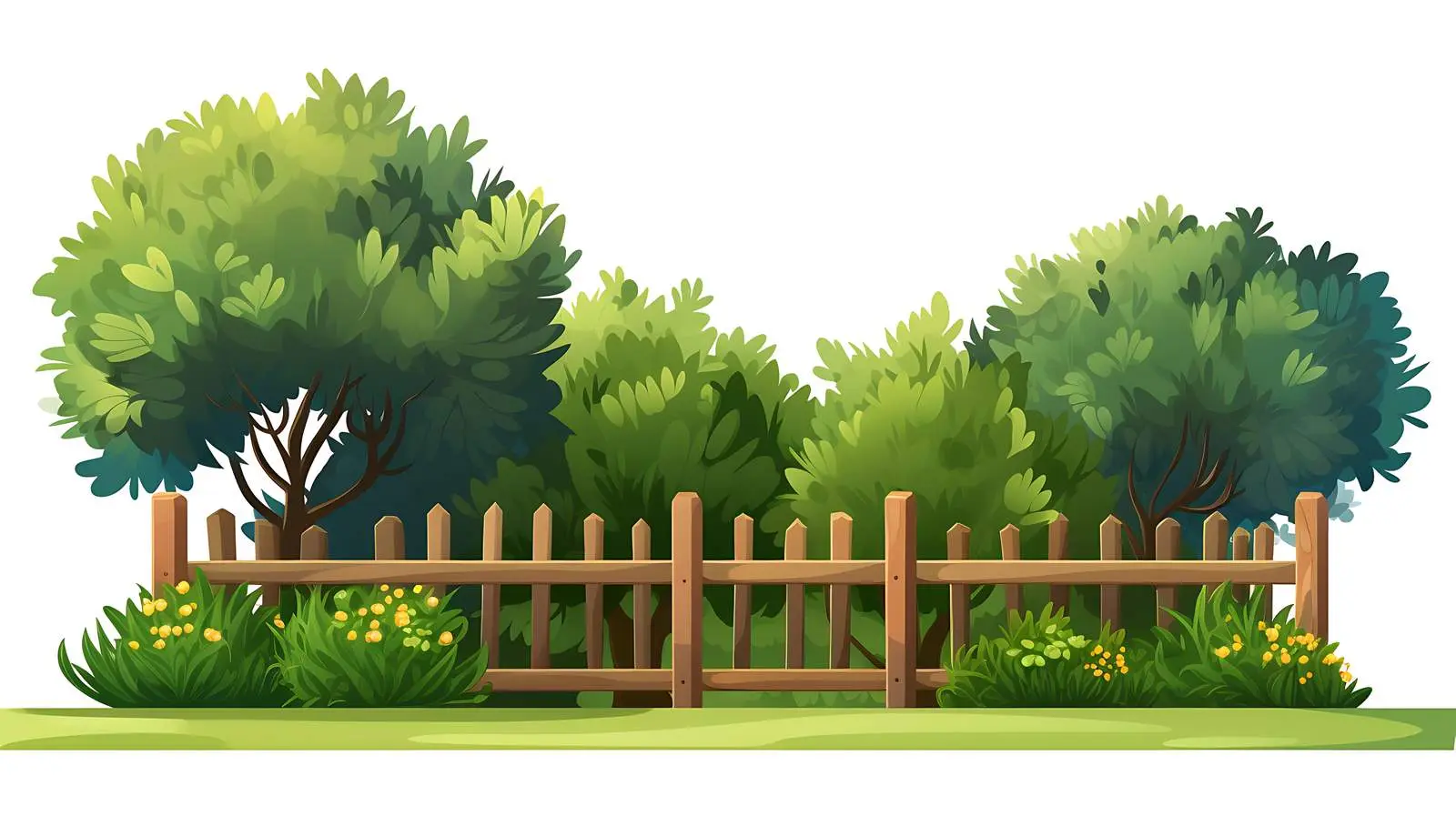 Serene Backyard Landscape View — free download from Dotvec
