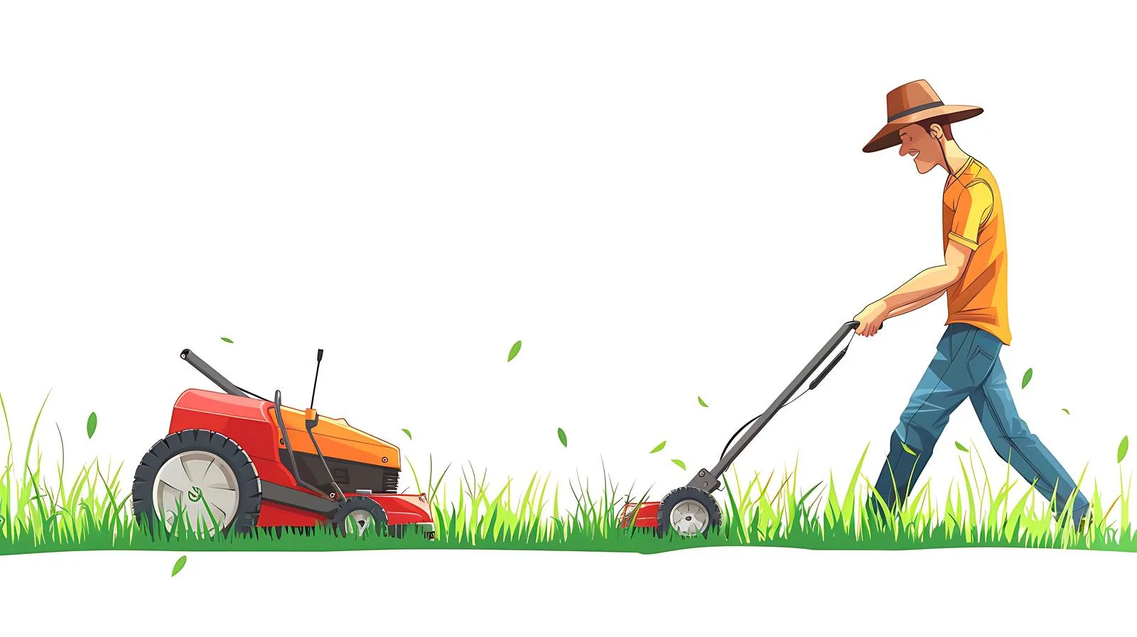 Lawn Mowing for Landscape Design — free download from Dotvec