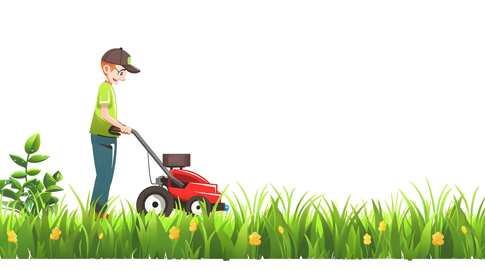Professional Lawn Mowing Service — free download from Dotvec