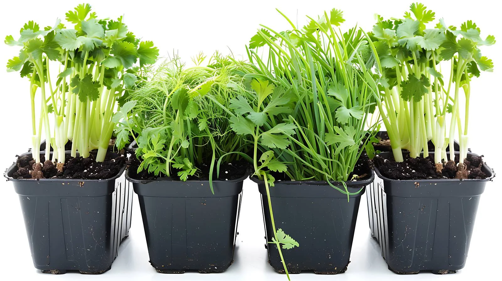 Urban Gardening with Scallions and Cilantro — free download from Dotvec