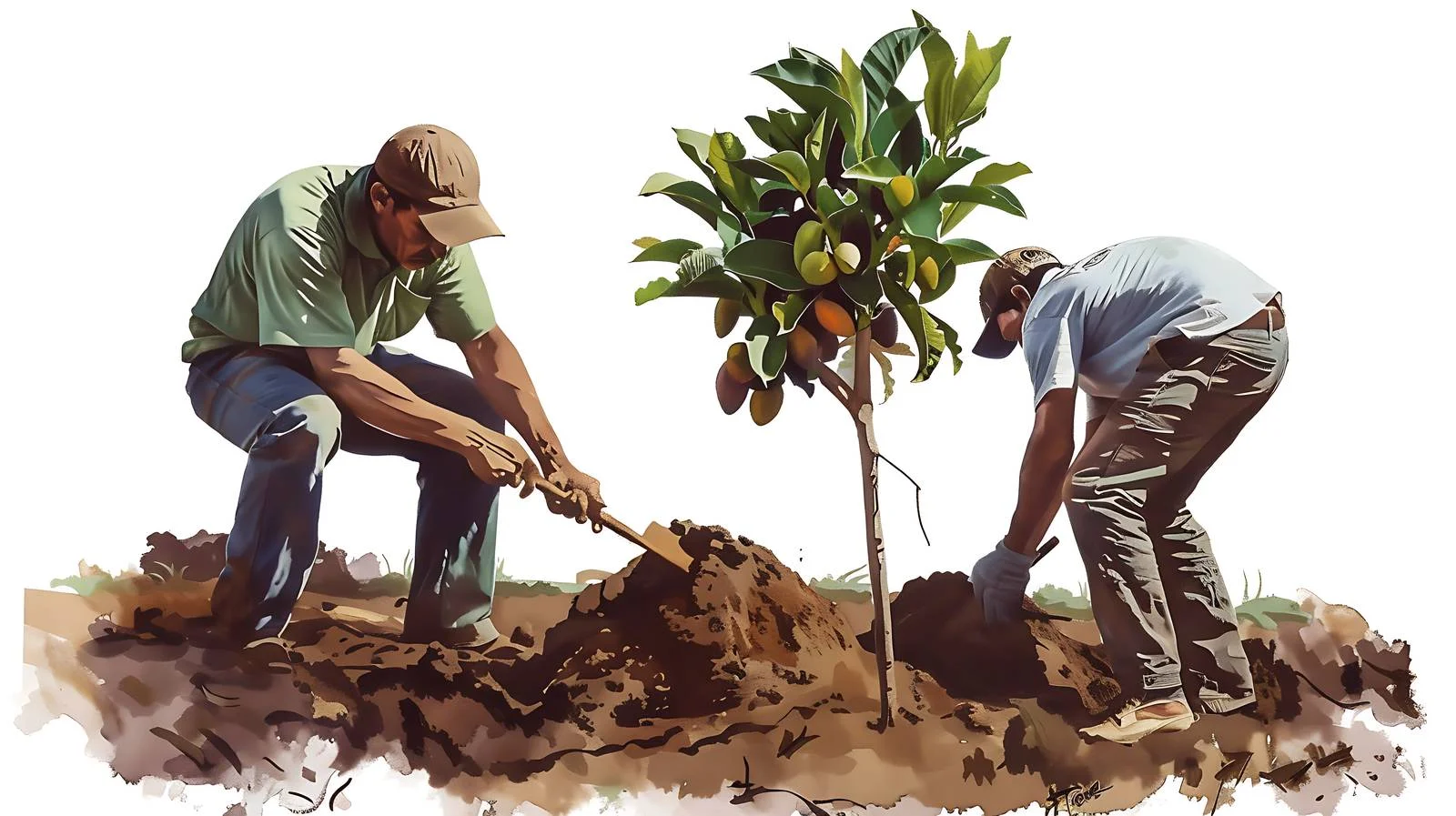 Planting Mango Trees Guide — free download from Dotvec