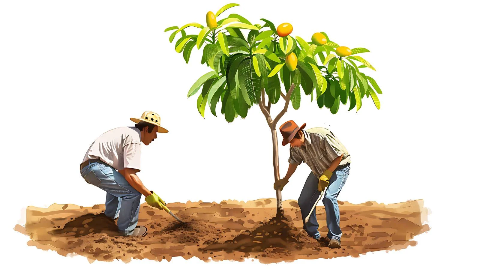 Planting Mango Trees — free download from Dotvec