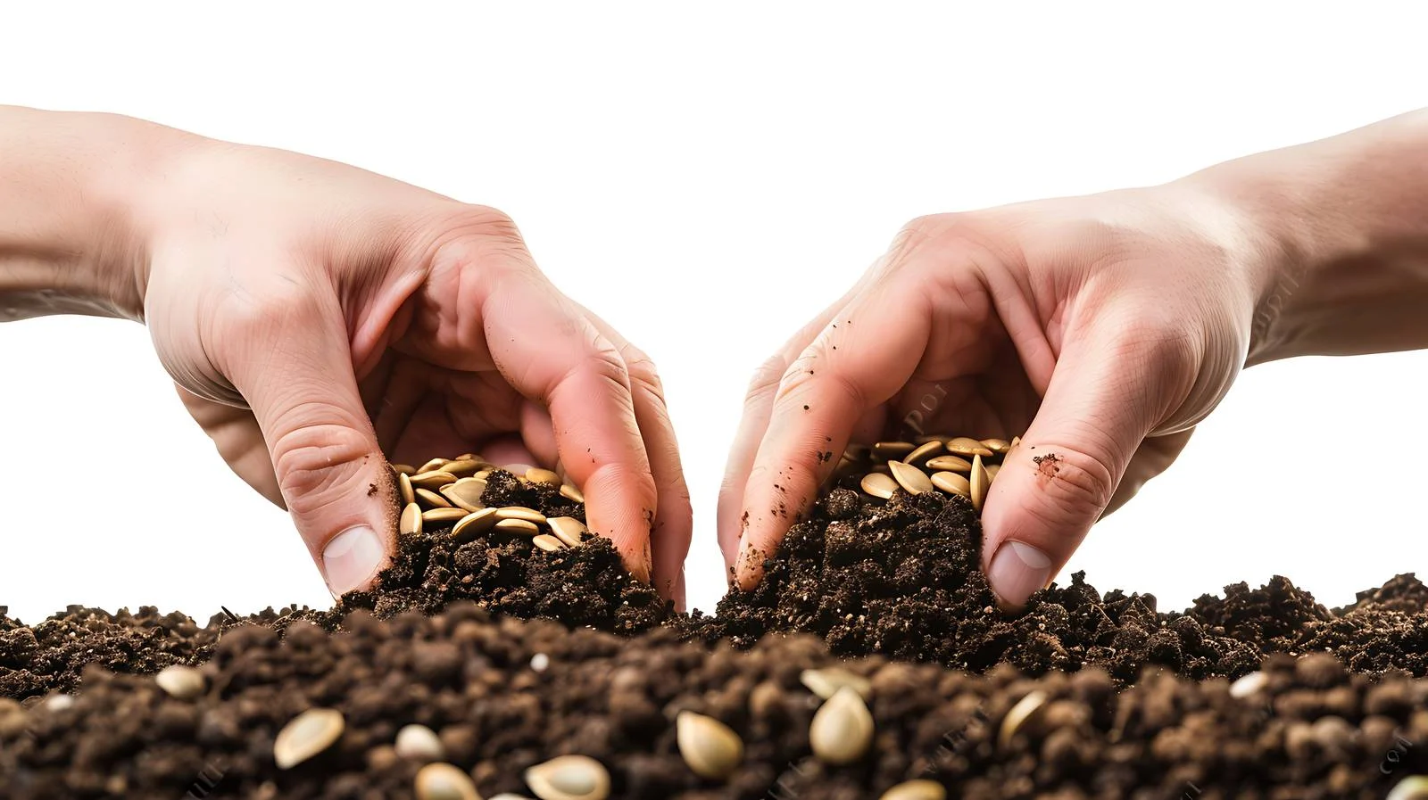 Gardeners with Pumpkin Seeds — free download from Dotvec