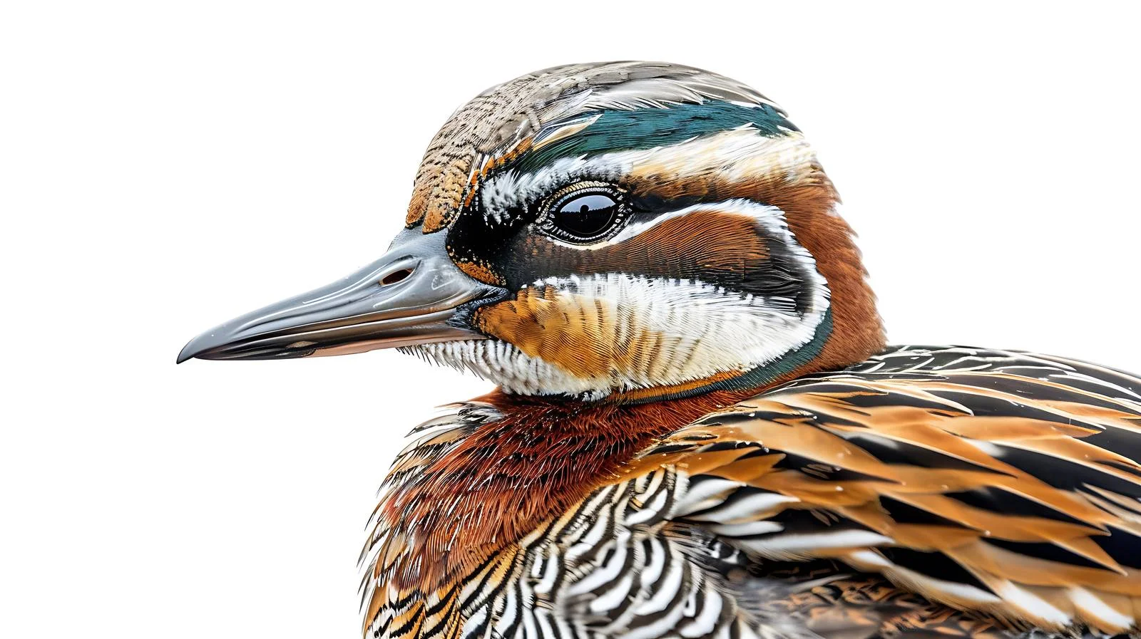 Close-up of Male Garganey Bird — free download from Dotvec