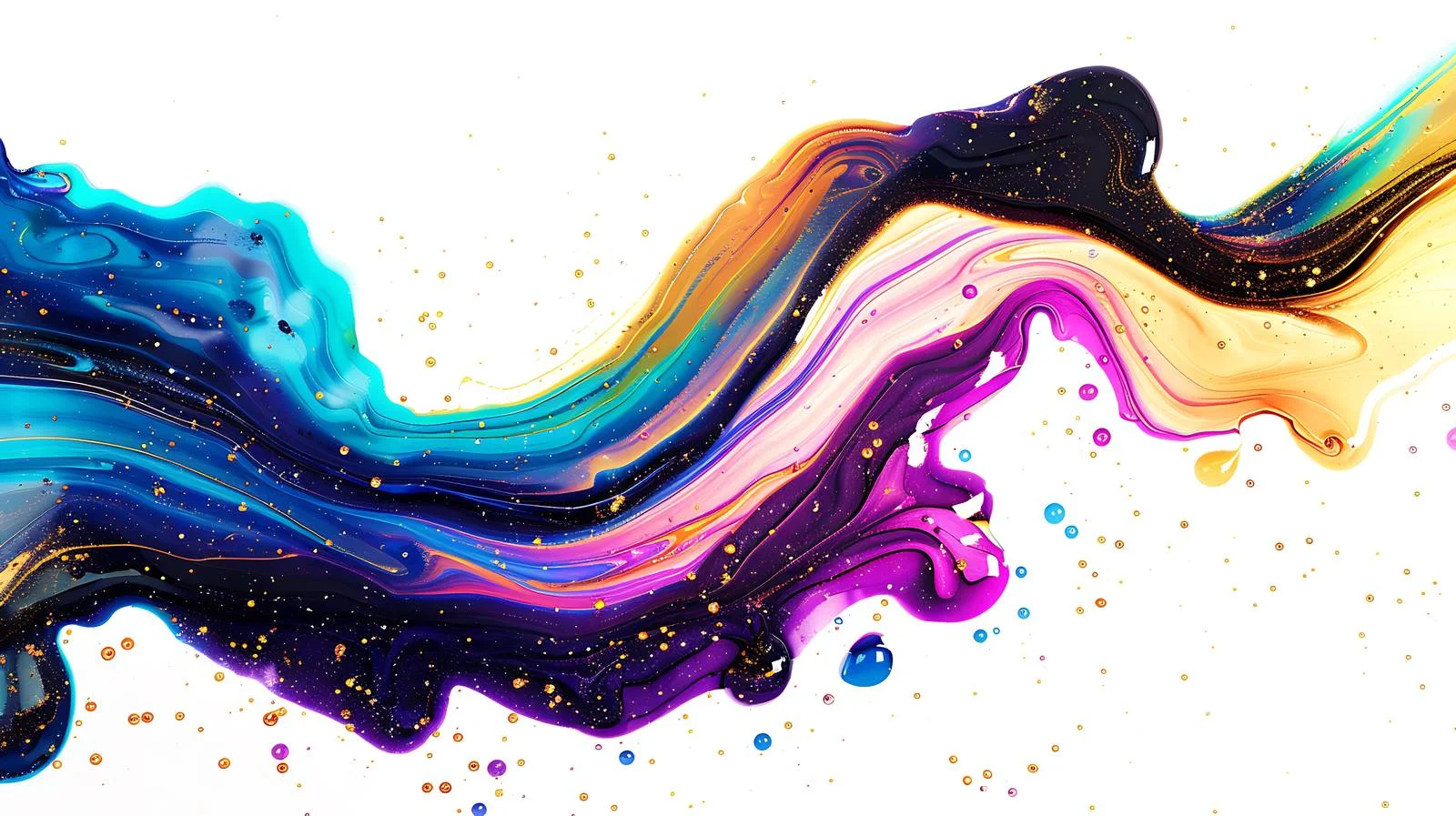 Colorful gasoline spills on asphalt road — free download from Dotvec