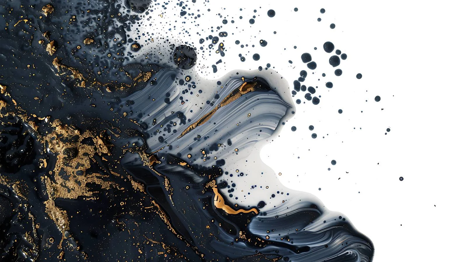 Asphalt surface with colored gasoline stain — free download from Dotvec