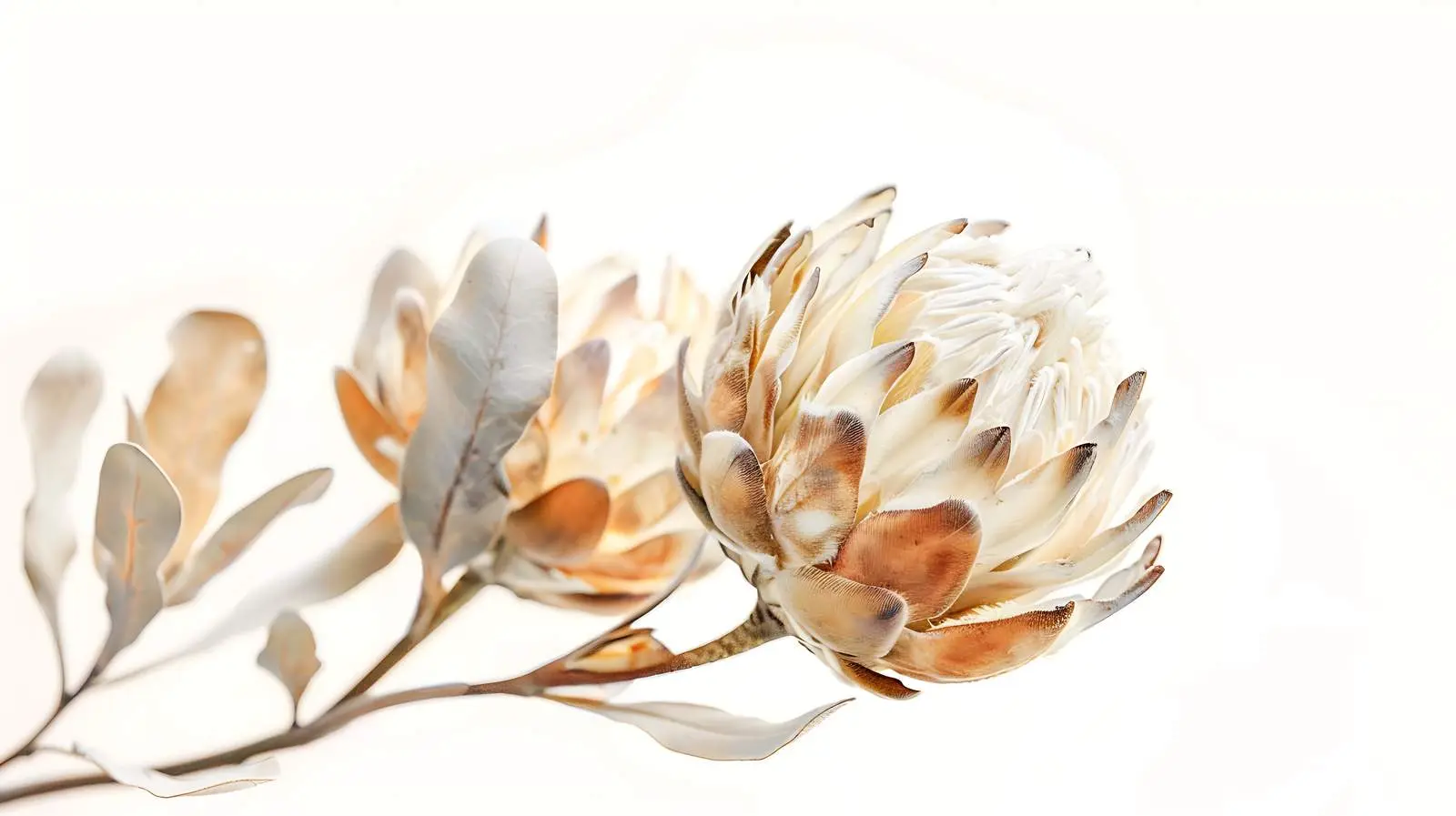 Elegant Dried Protea Flower Arrangements — free download from Dotvec