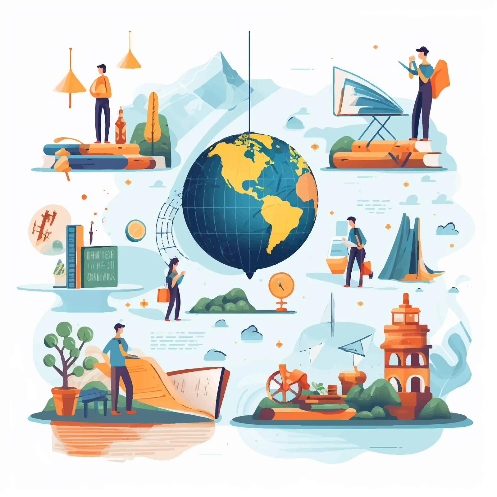 Geography Education Concept for Science Curriculum — free download from Dotvec