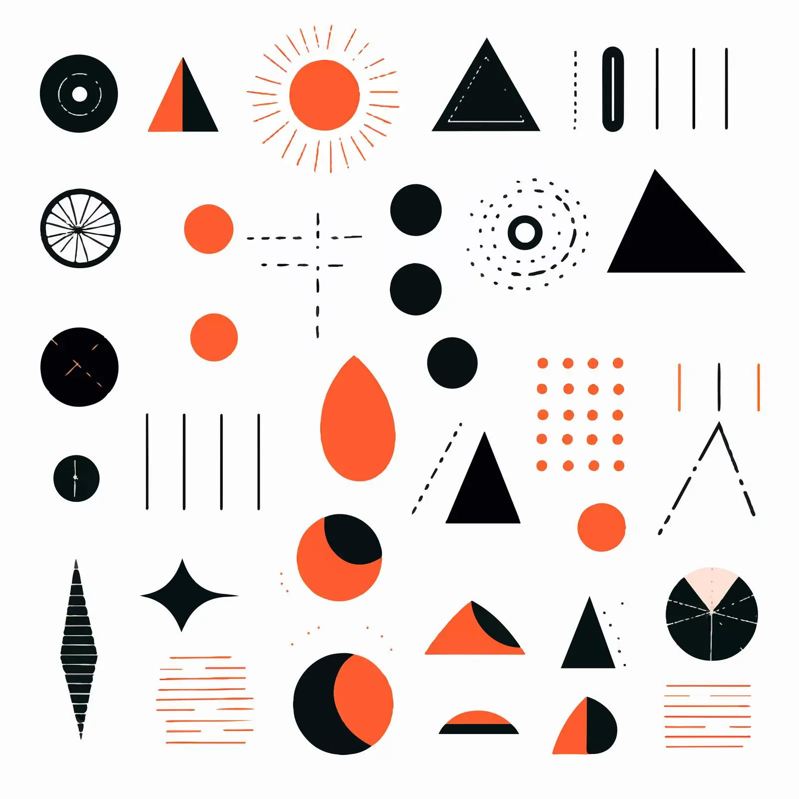 Modern Geometric Shapes and Basic Forms Collection — free download from Dotvec