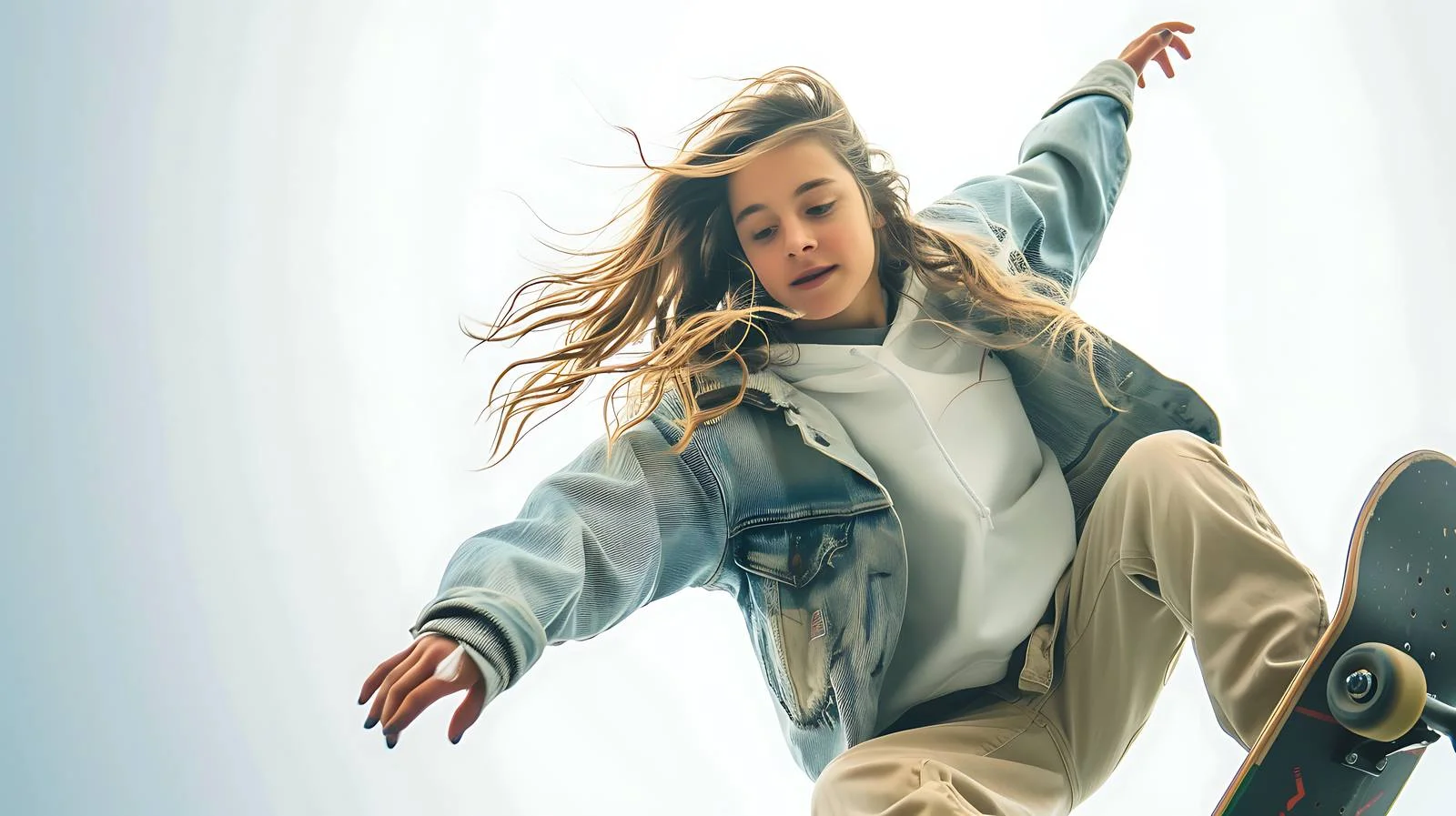 Young Woman Skater in Waiblingen, Germany — free download from Dotvec