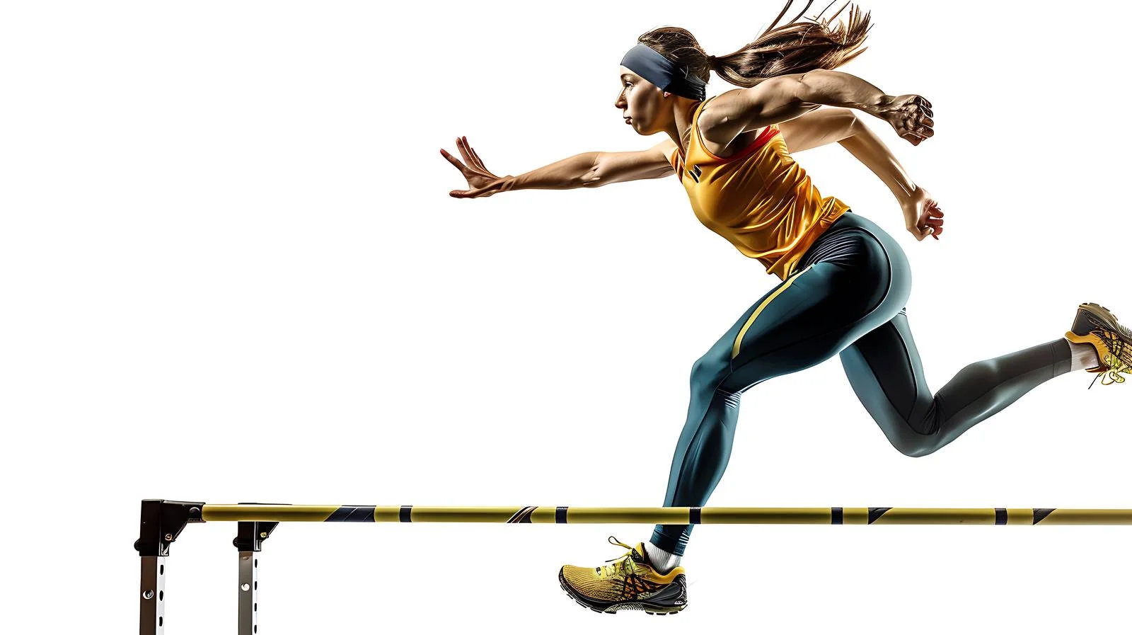 Female Hurdler in Winterbach, Germany — free download from Dotvec