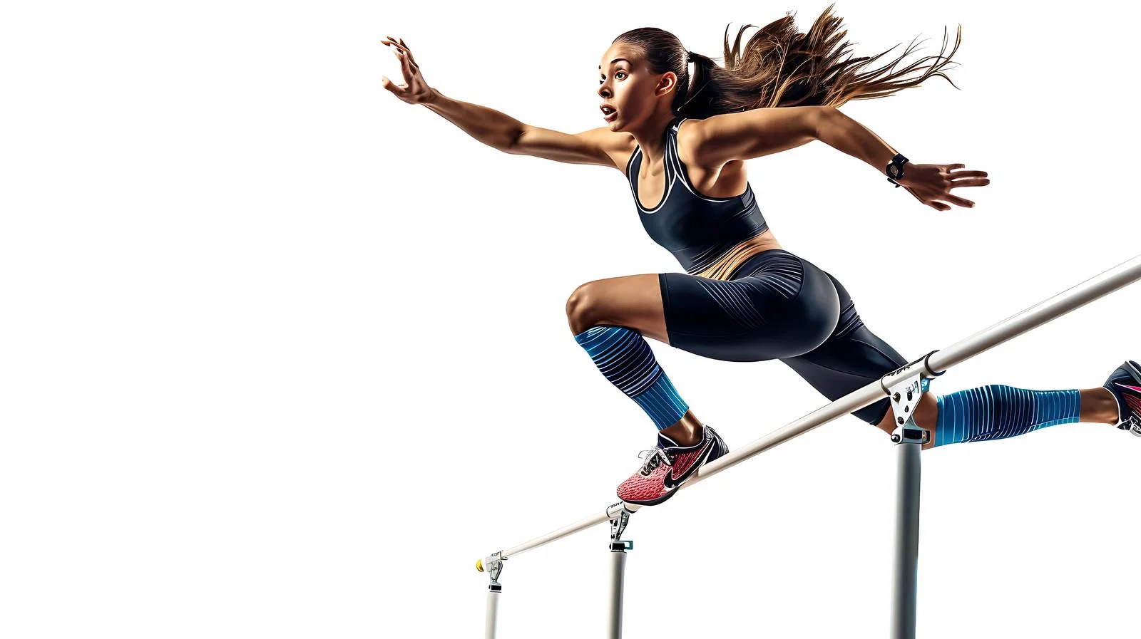 Female Hurdler in Winterbach, Germany — free download from Dotvec