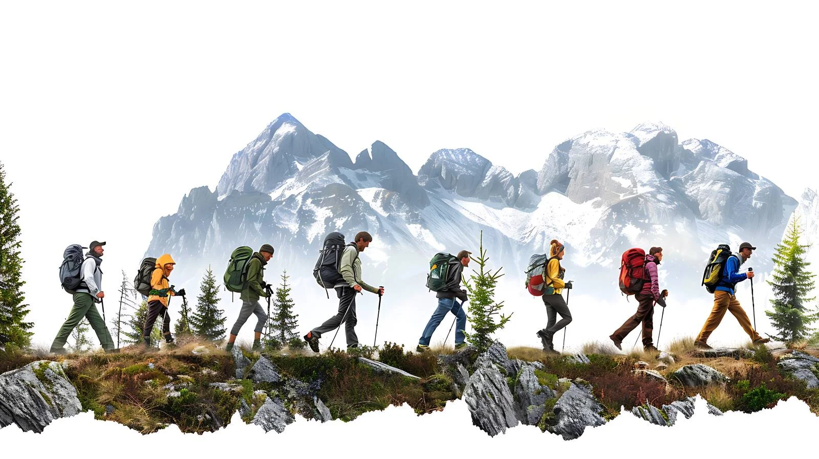 Hiking in Bavarian Alps Near Oberstdorf — free download from Dotvec