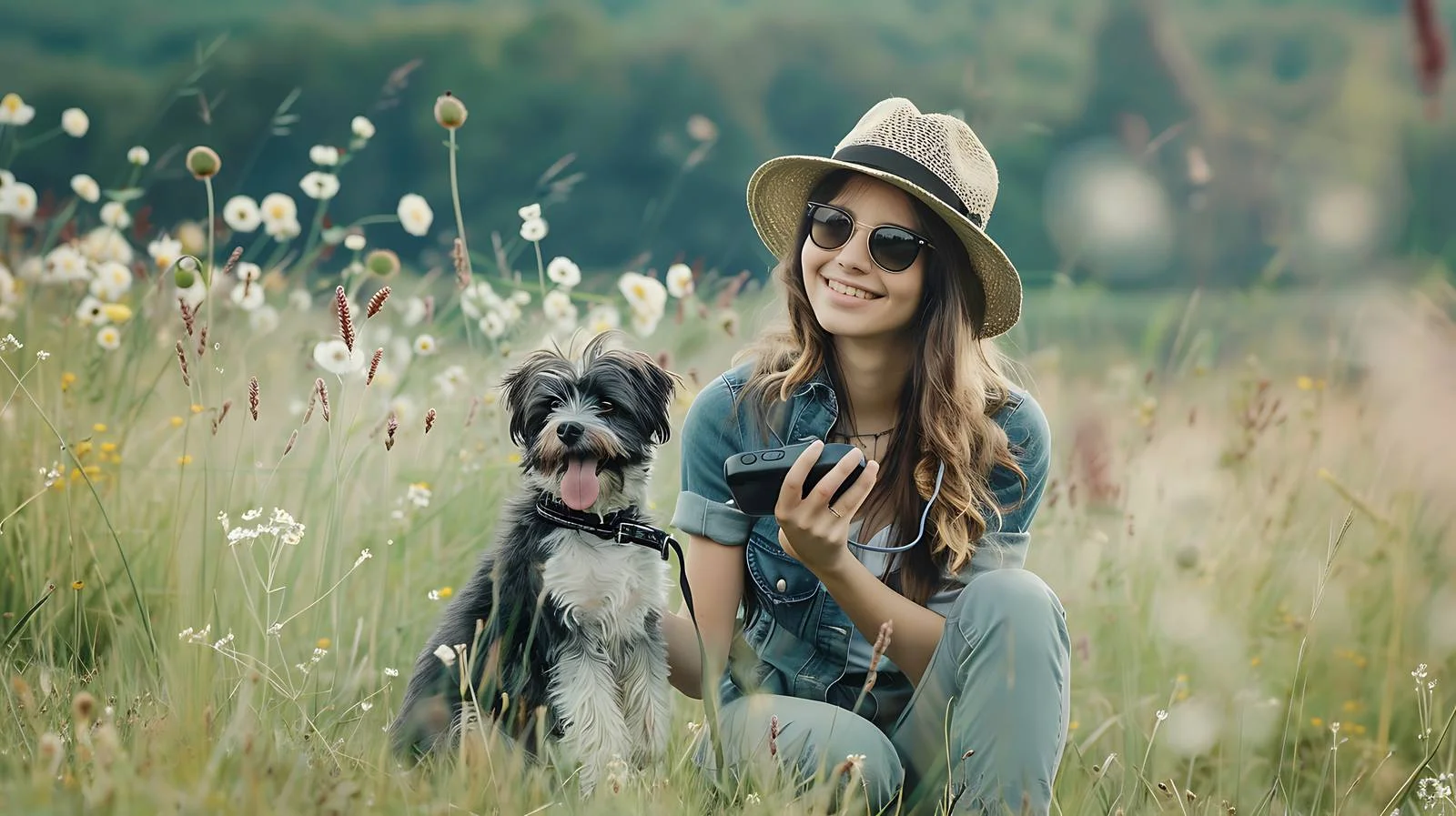 Cheerful young woman in Cologne portrait — free download from Dotvec