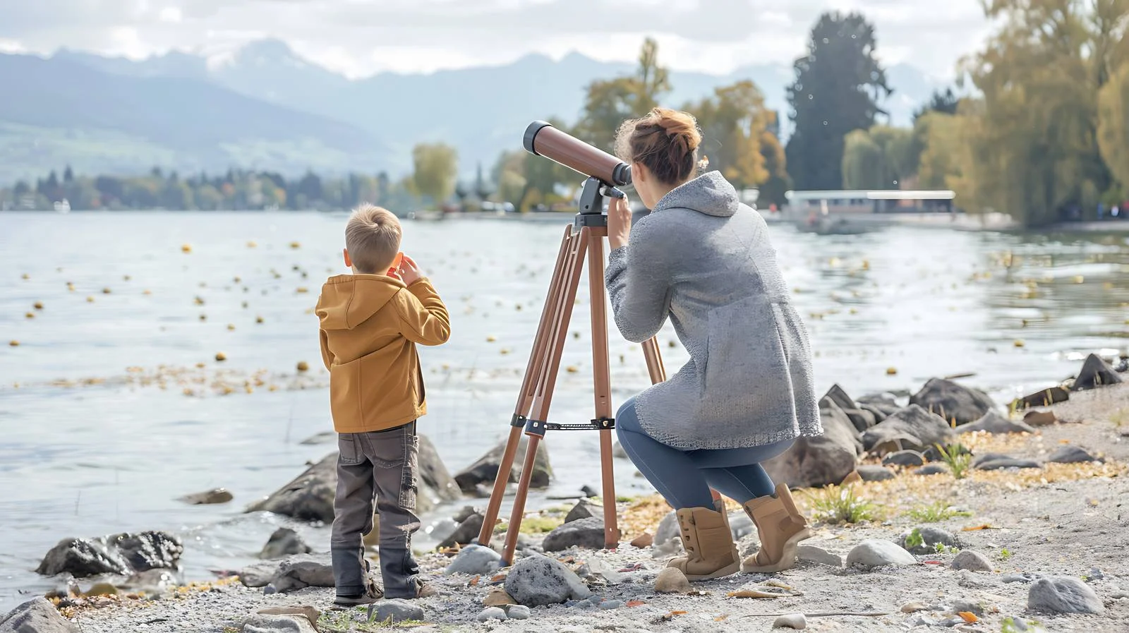 Friedrichshafen Family Lake Portrait – free lakeside image from Dotvec