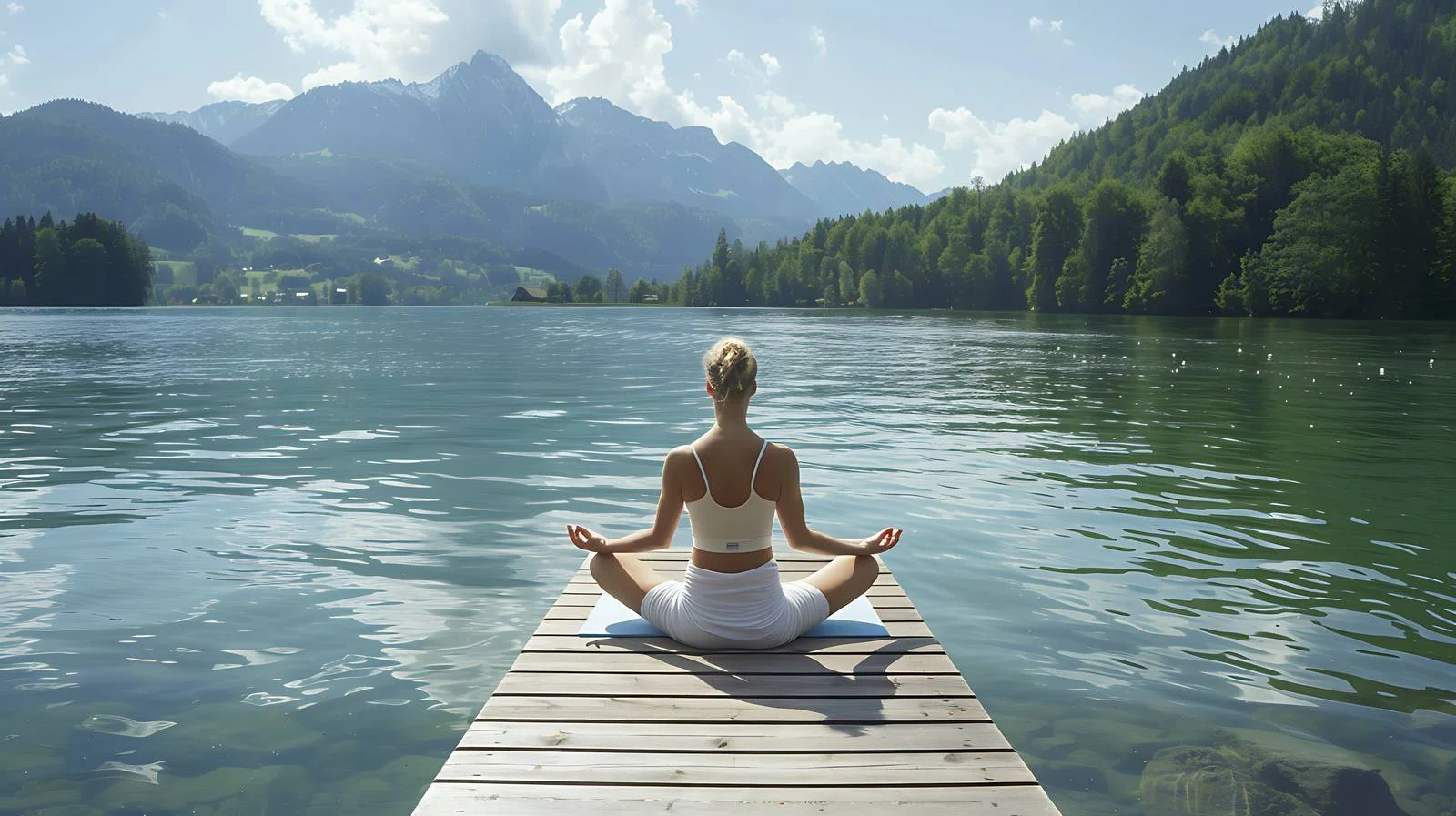 Serene Yoga Practice in Mittenwald, Germany — free download from Dotvec
