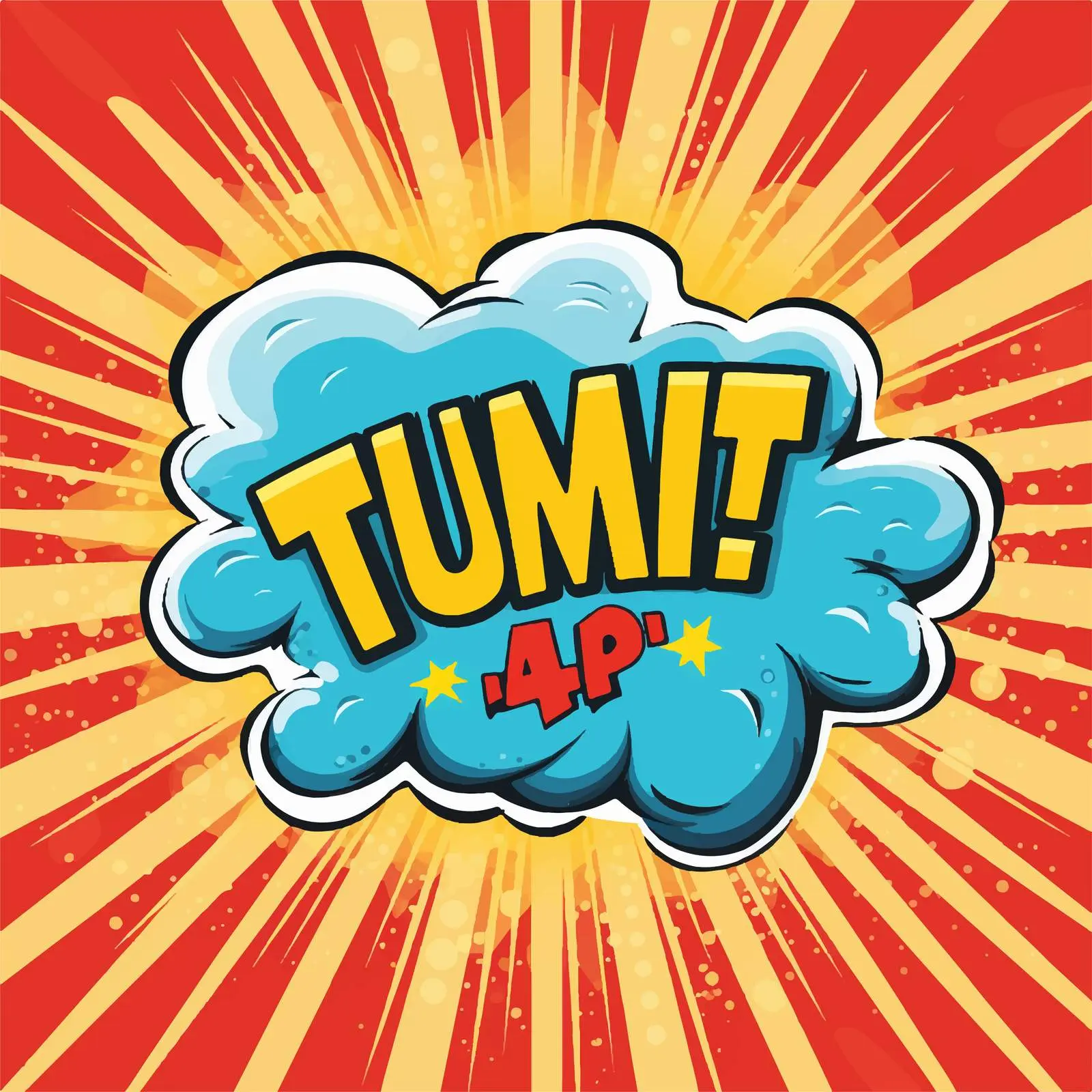 Comic Speech Bubble Ready to Rumble Illustration – free comic book image from Dotvec