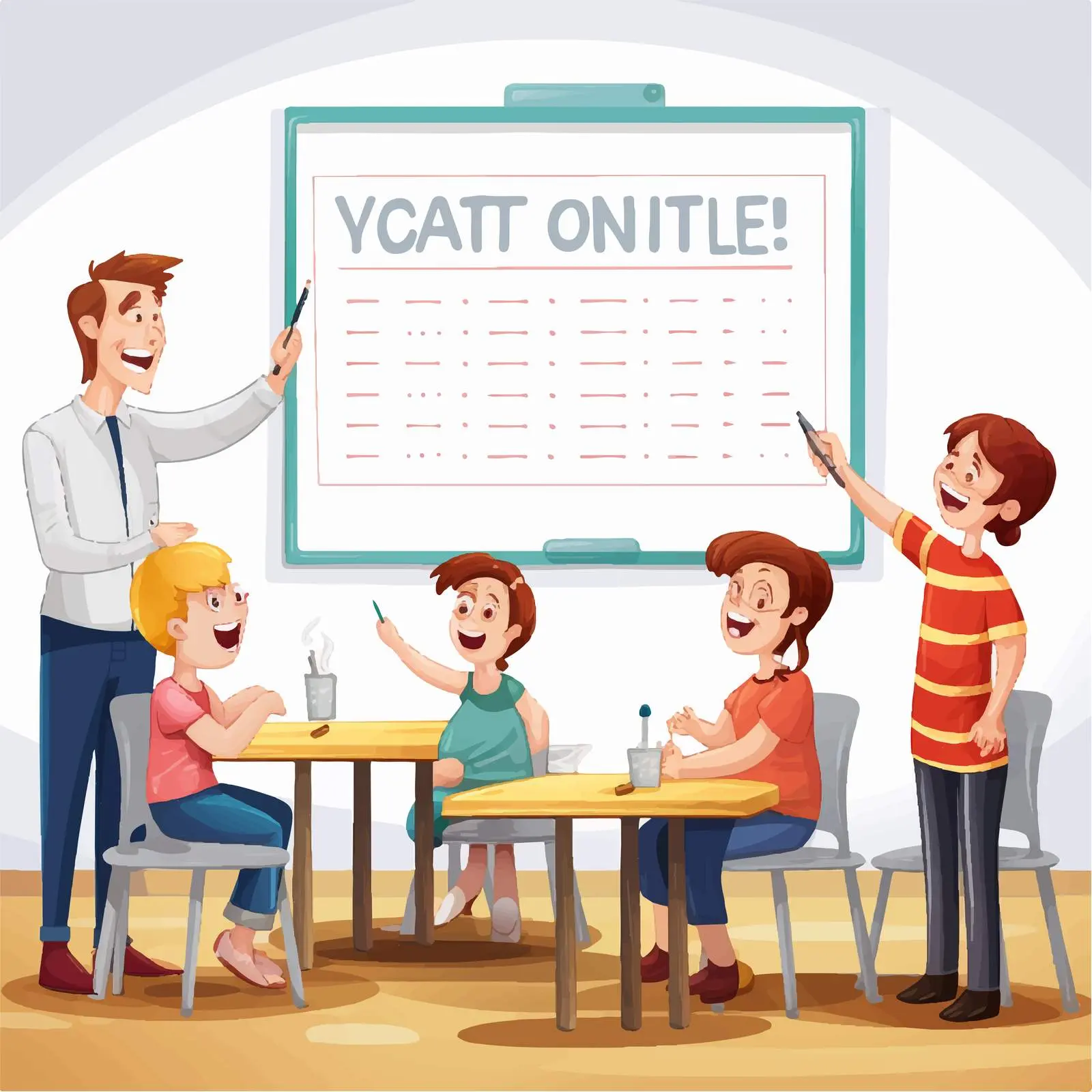 Get Vaccinated Classroom Font Design — free download from Dotvec