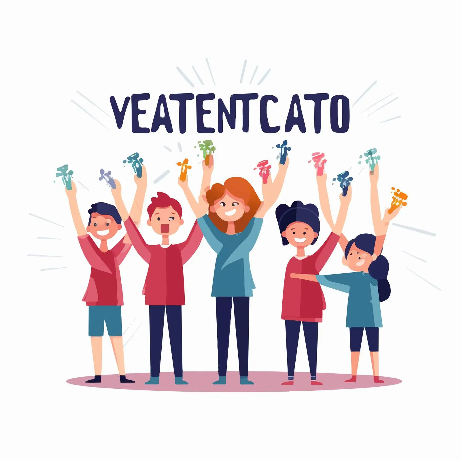 Get Vaccinated Cartoon Style Vector Design — free download from Dotvec