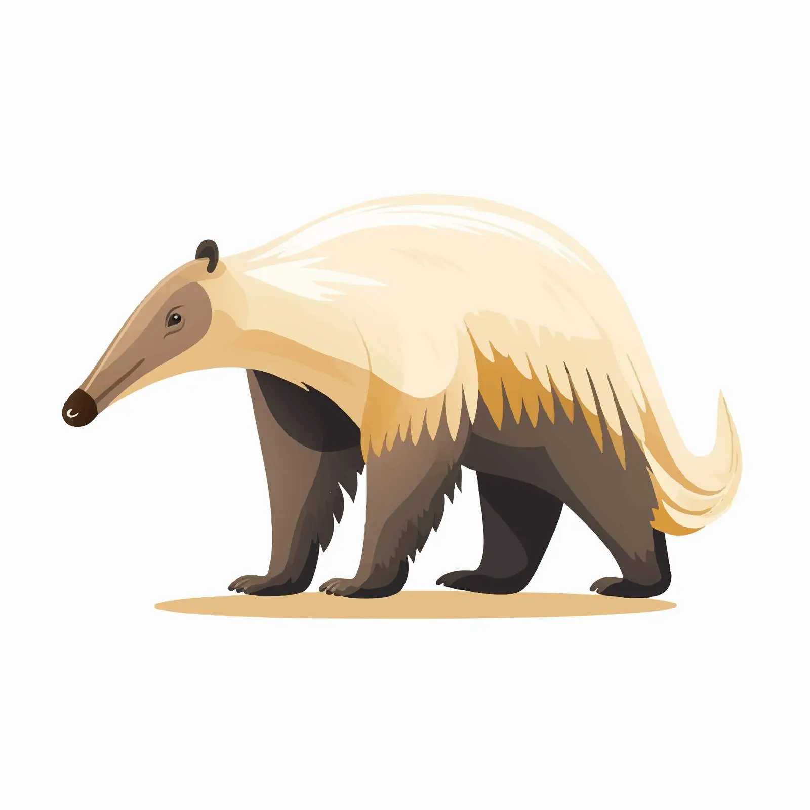 Giant Anteater Walking in Brazil — free download from Dotvec