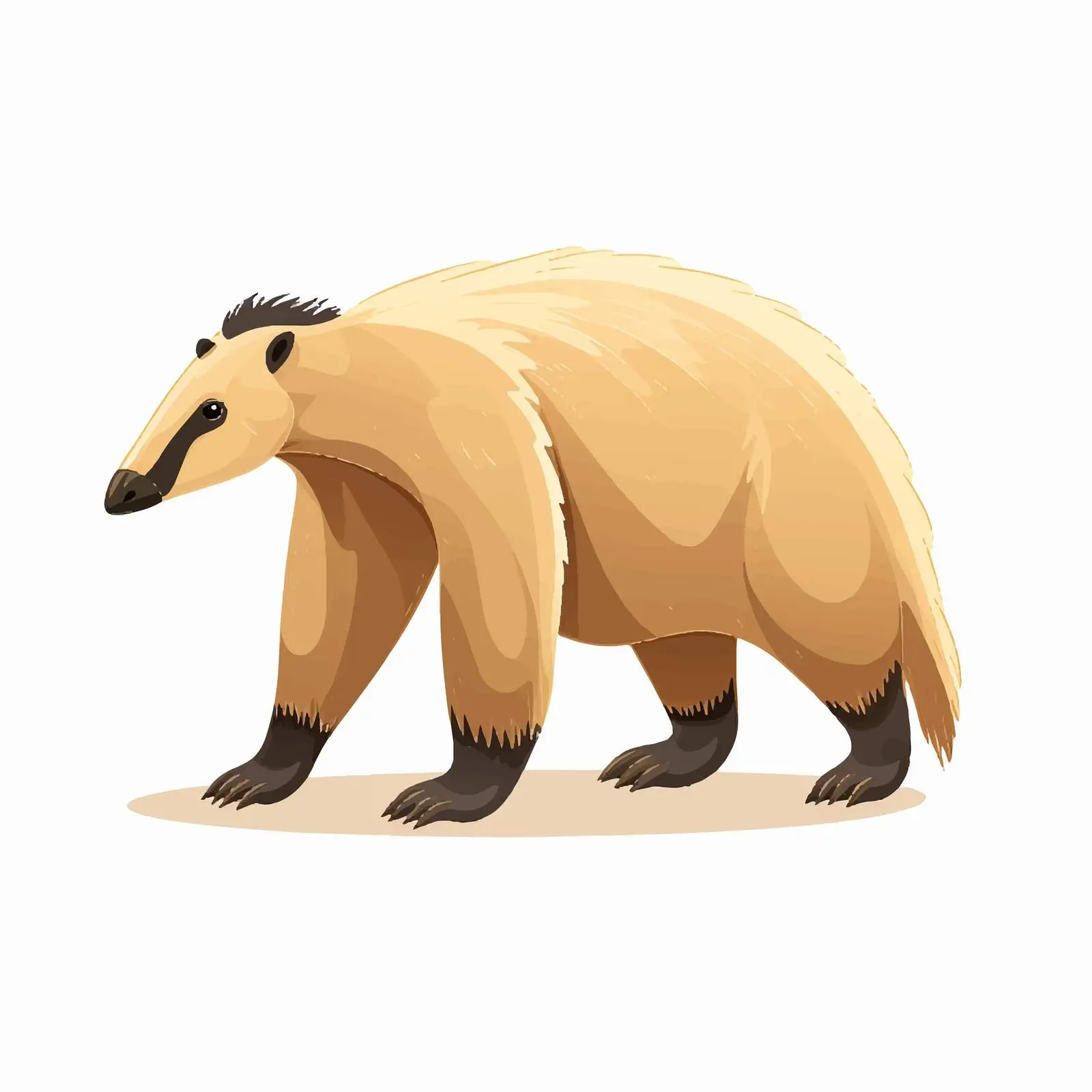 Giant Anteater Walking in Brazil — free download from Dotvec