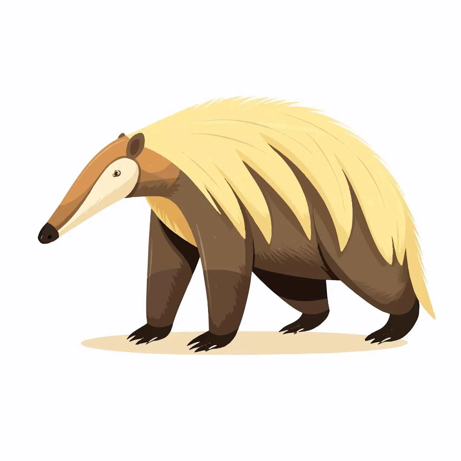 Giant Anteater Walking in Brazil — free download from Dotvec