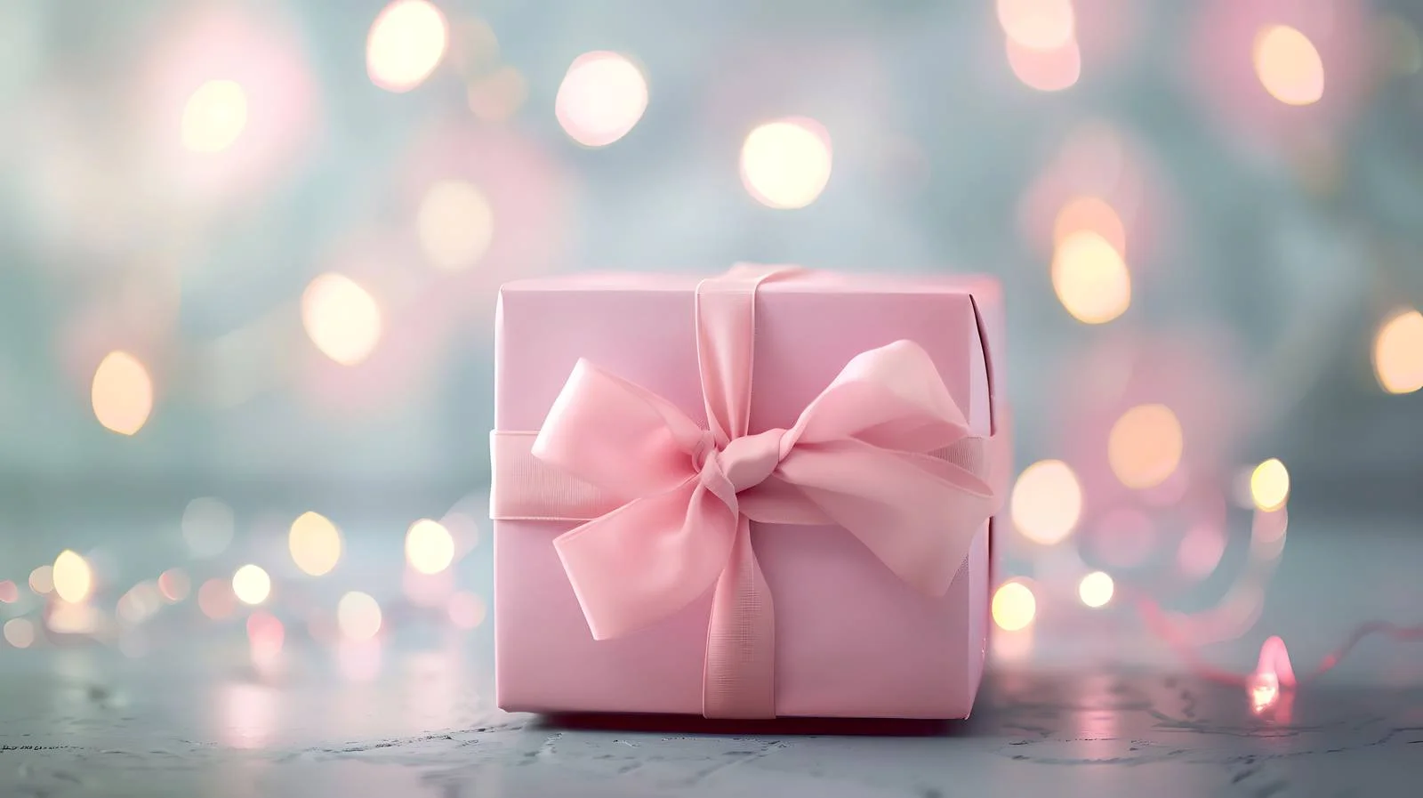 Elegant Gift Box on Table — free download from Dotvec