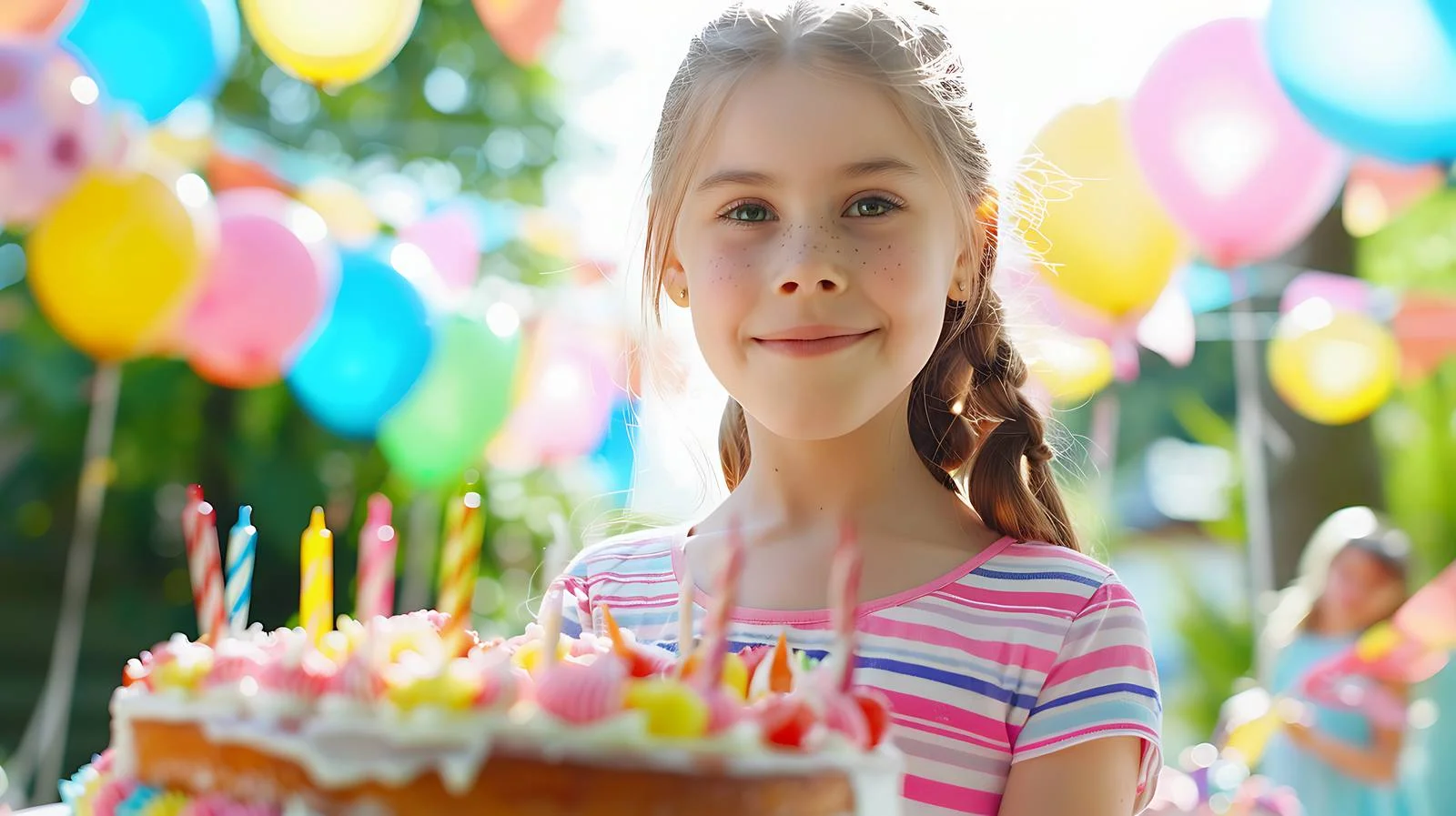 Outdoor Birthday Cake Celebration — free download from Dotvec