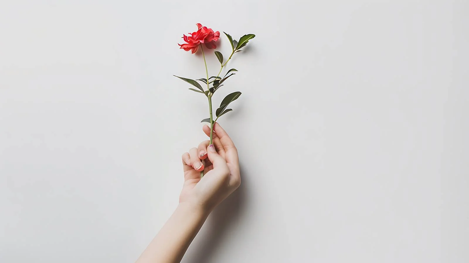 Serene Doll with Flower — free download from Dotvec