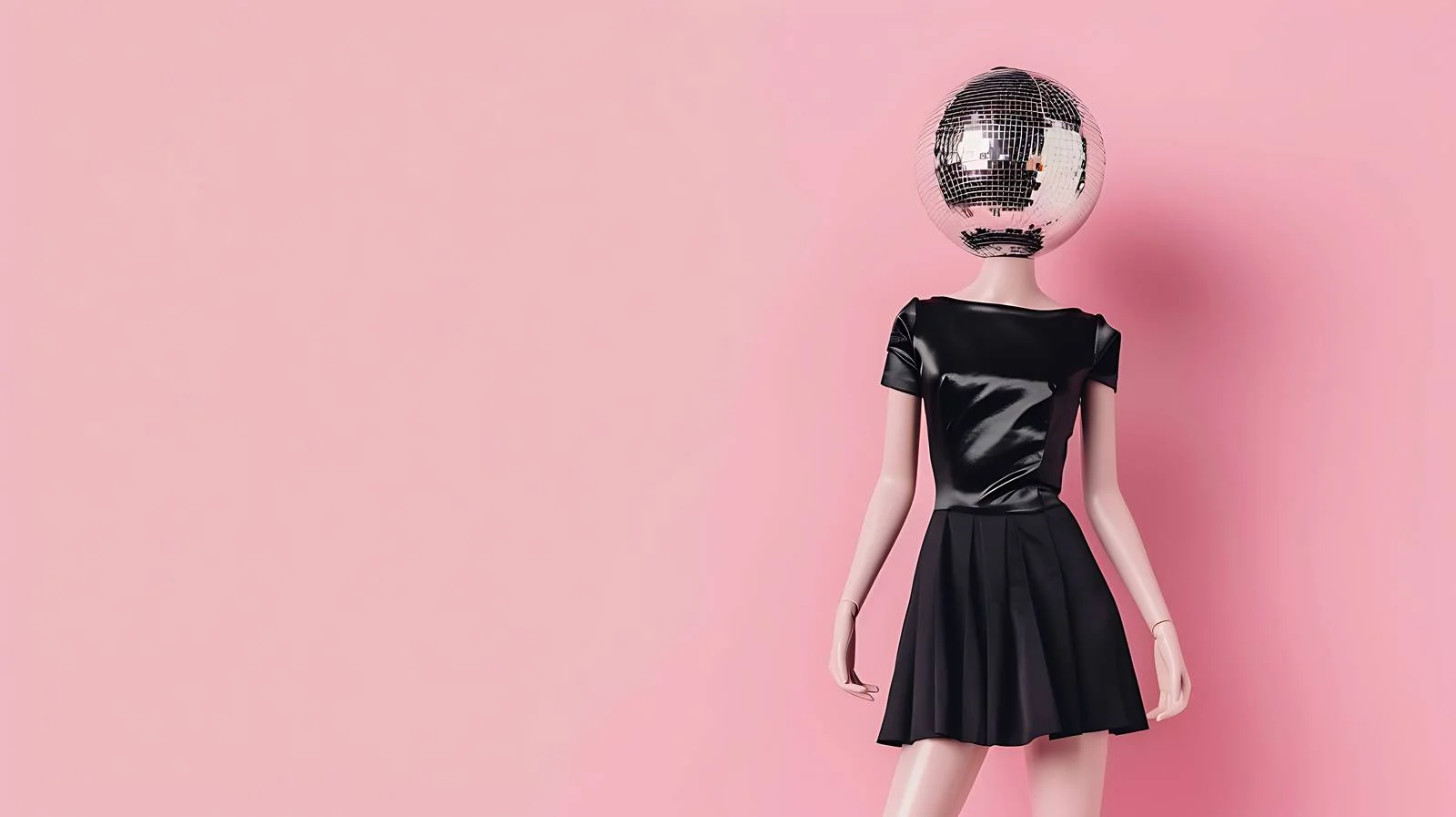 Disco Doll Pin Art — free download from Dotvec