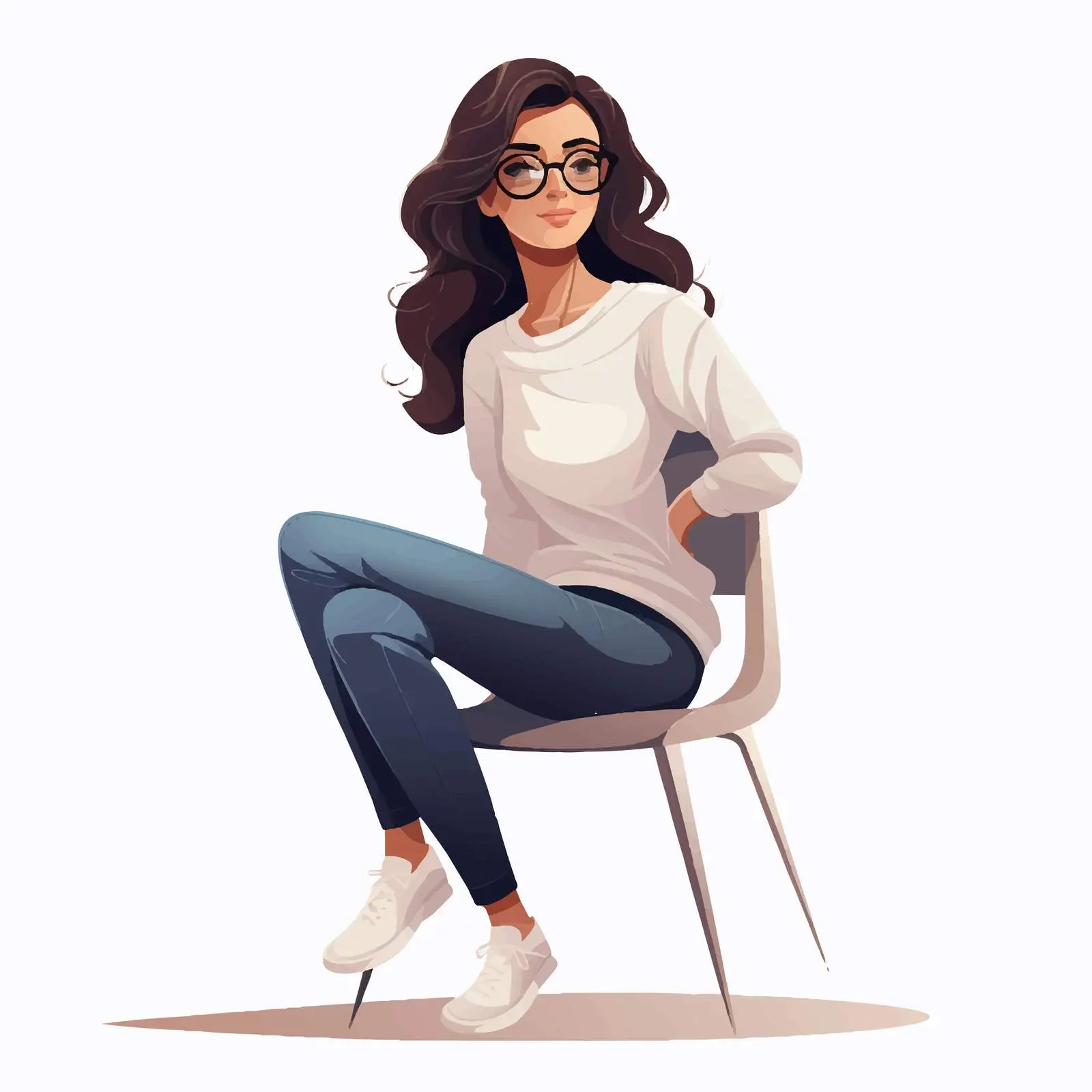 Young Woman Posing by the Sea — free download from Dotvec