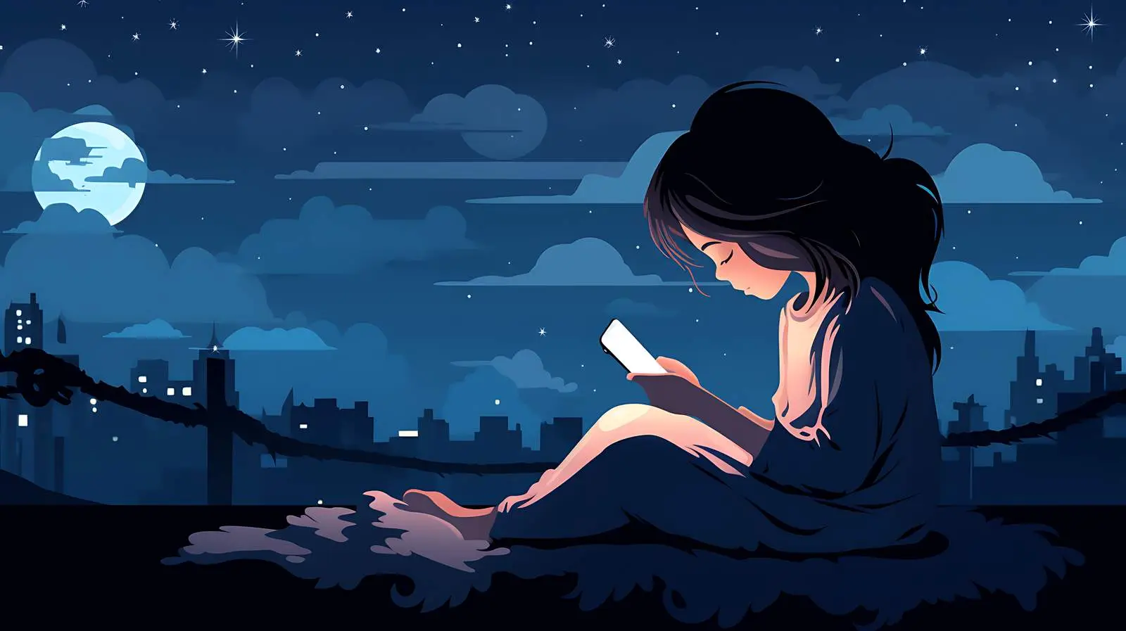 Nighttime Smartphone Usage Impact Analysis — free download from Dotvec