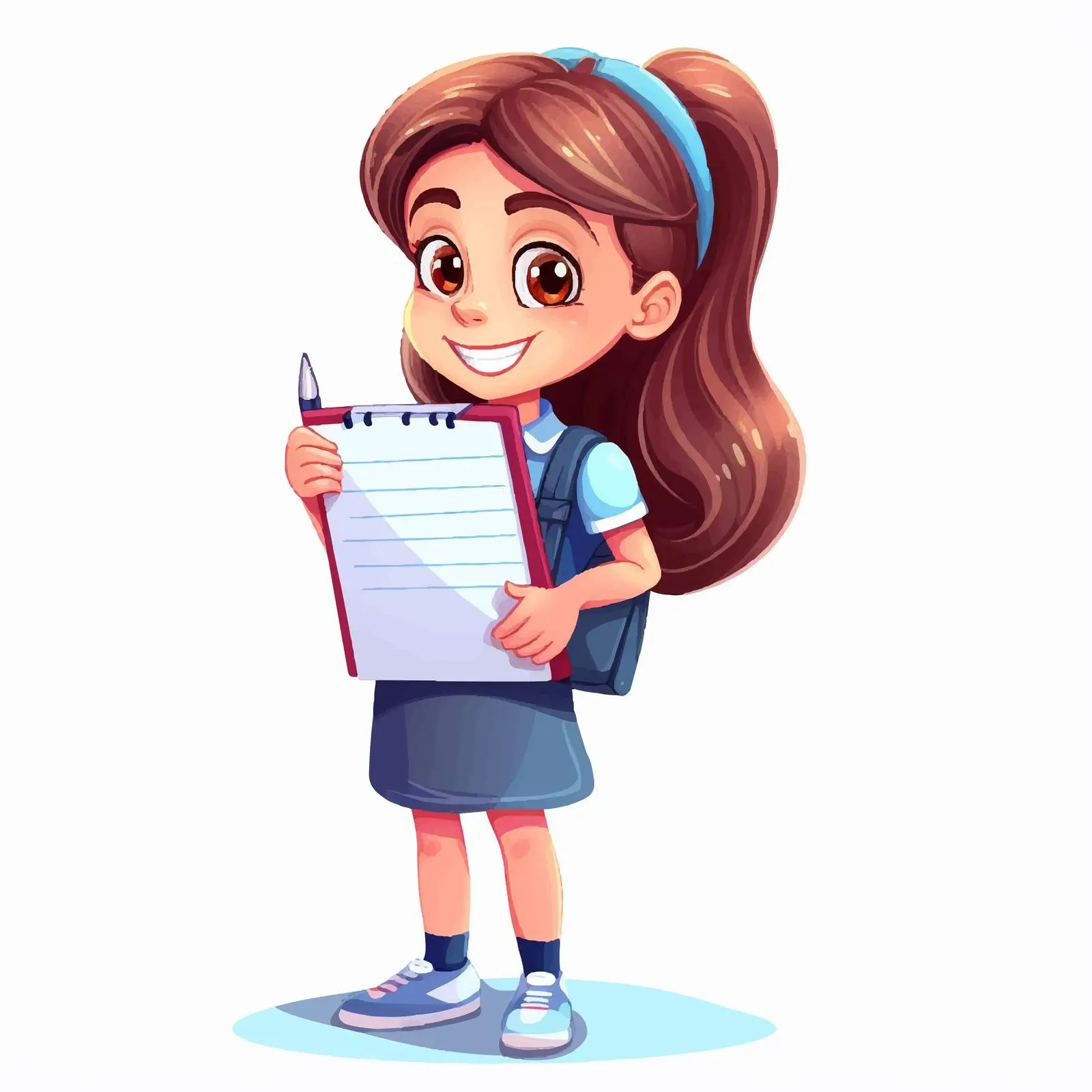School Preparation Checklist Vector Illustration — free download from Dotvec