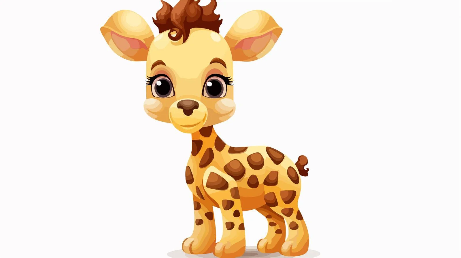 Premium Giraffe Animal Doll Image — free download from Dotvec