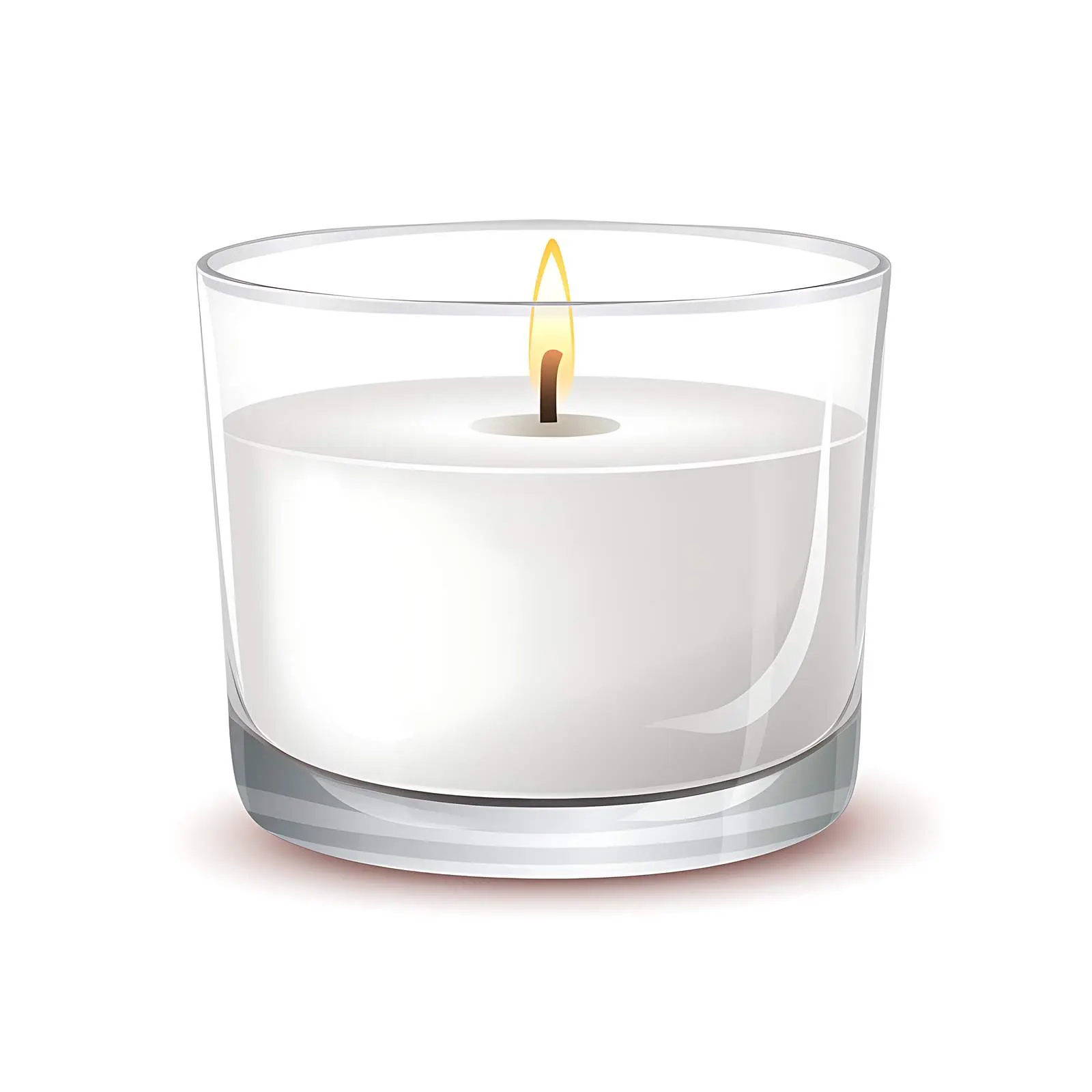 Classic White Wax Candle Mockup Photo — free download from Dotvec