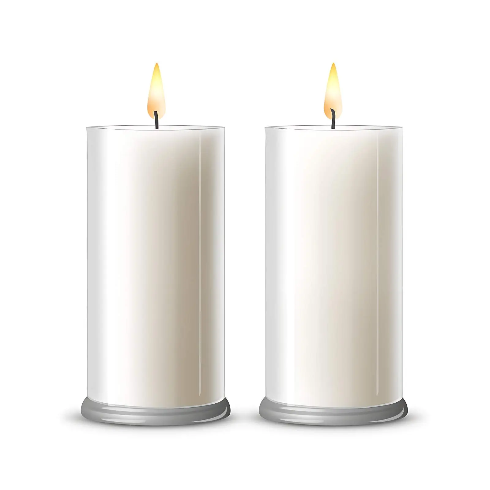 Classic White Wax Candle Mock-Up – free bathroom decor image from Dotvec