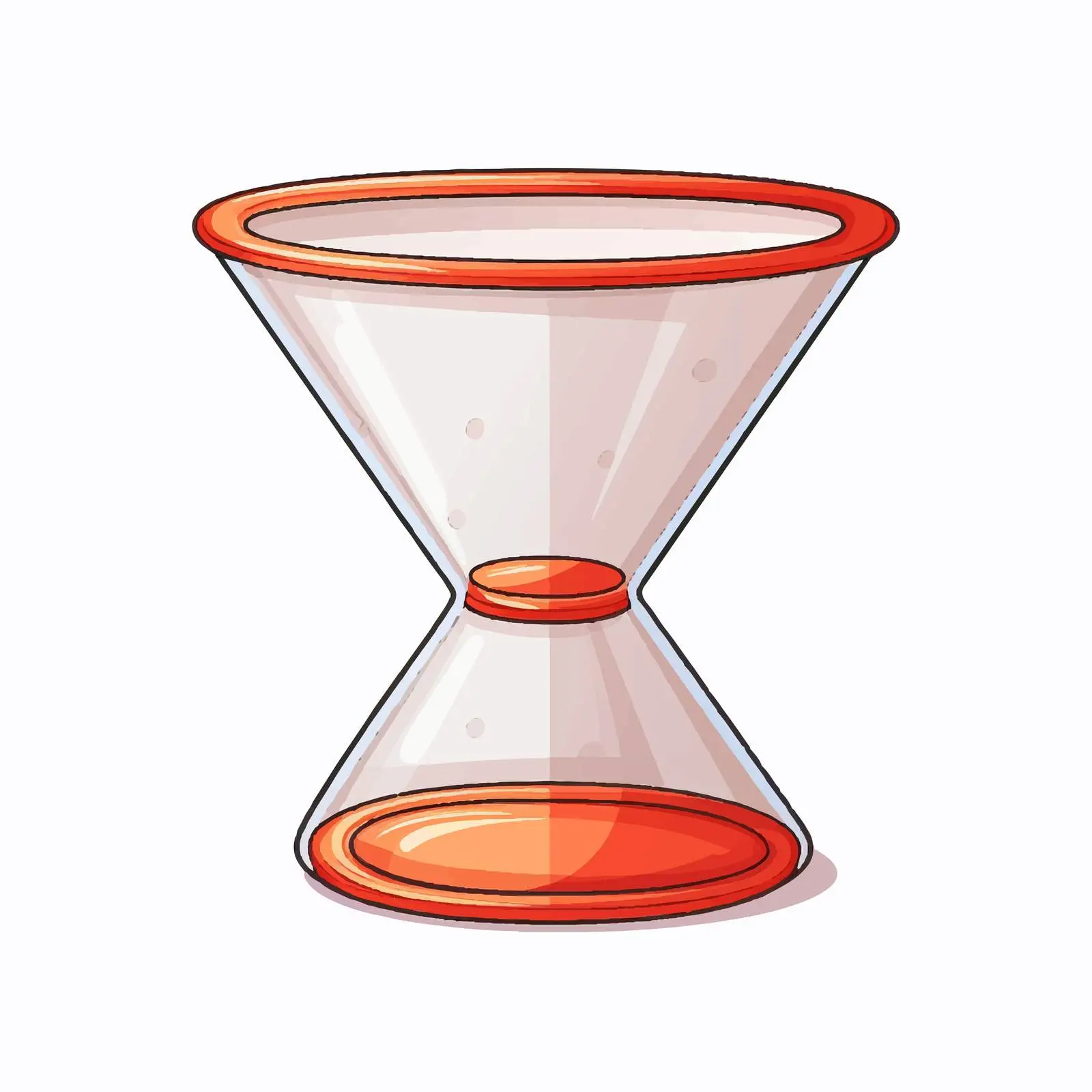 Glass Funnel Line Vector Illustration — free download from Dotvec