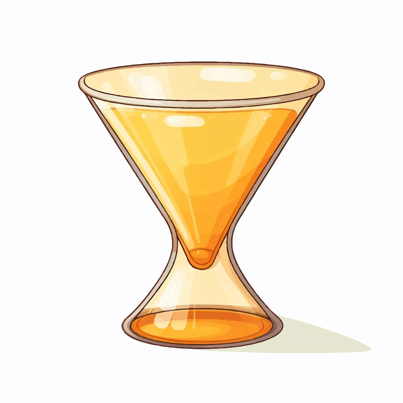 Colorful Glass Funnel Vector Illustration — free download from Dotvec