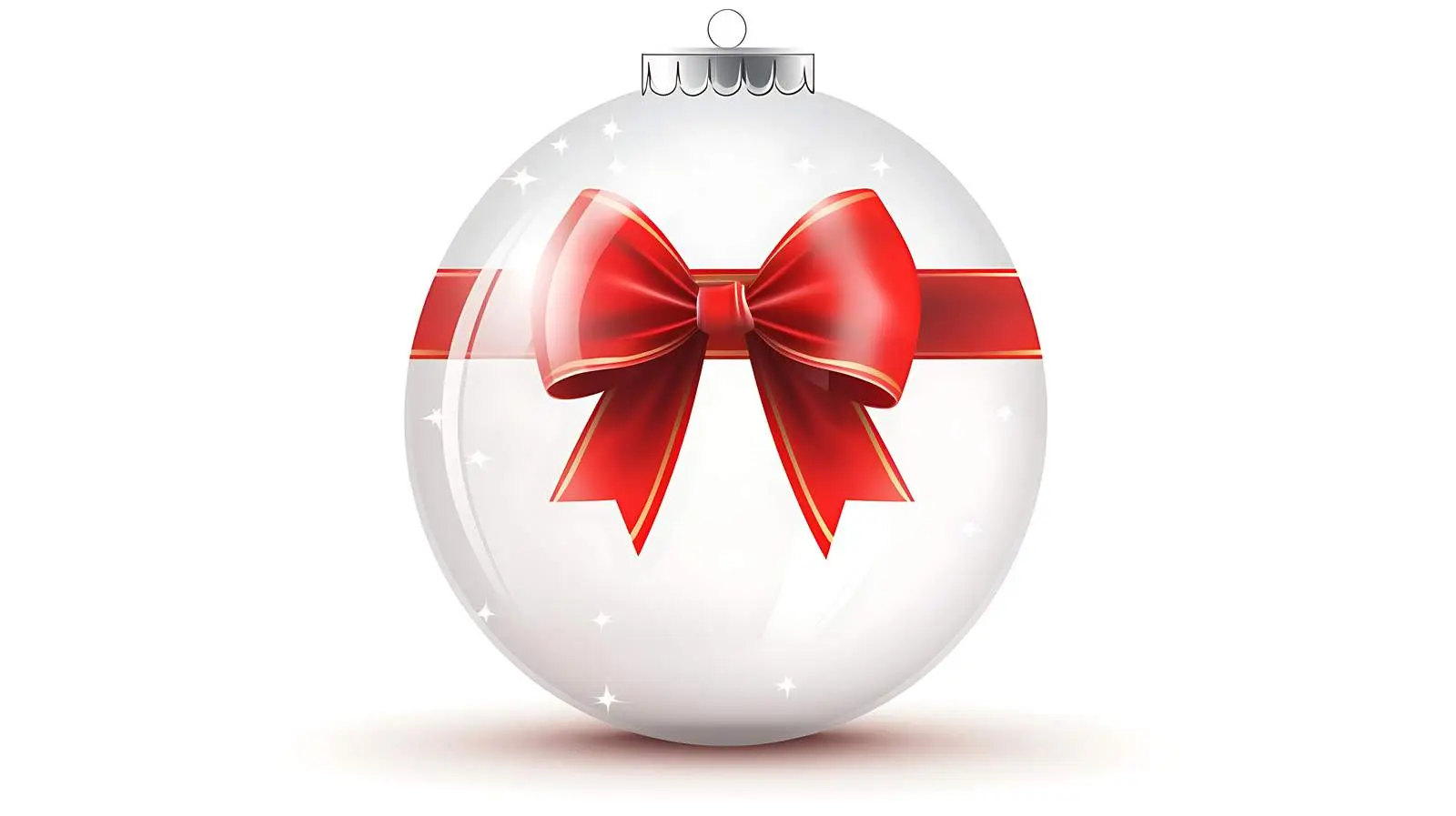 Elegant Christmas Glass Globe Ornament — free download from Dotvec