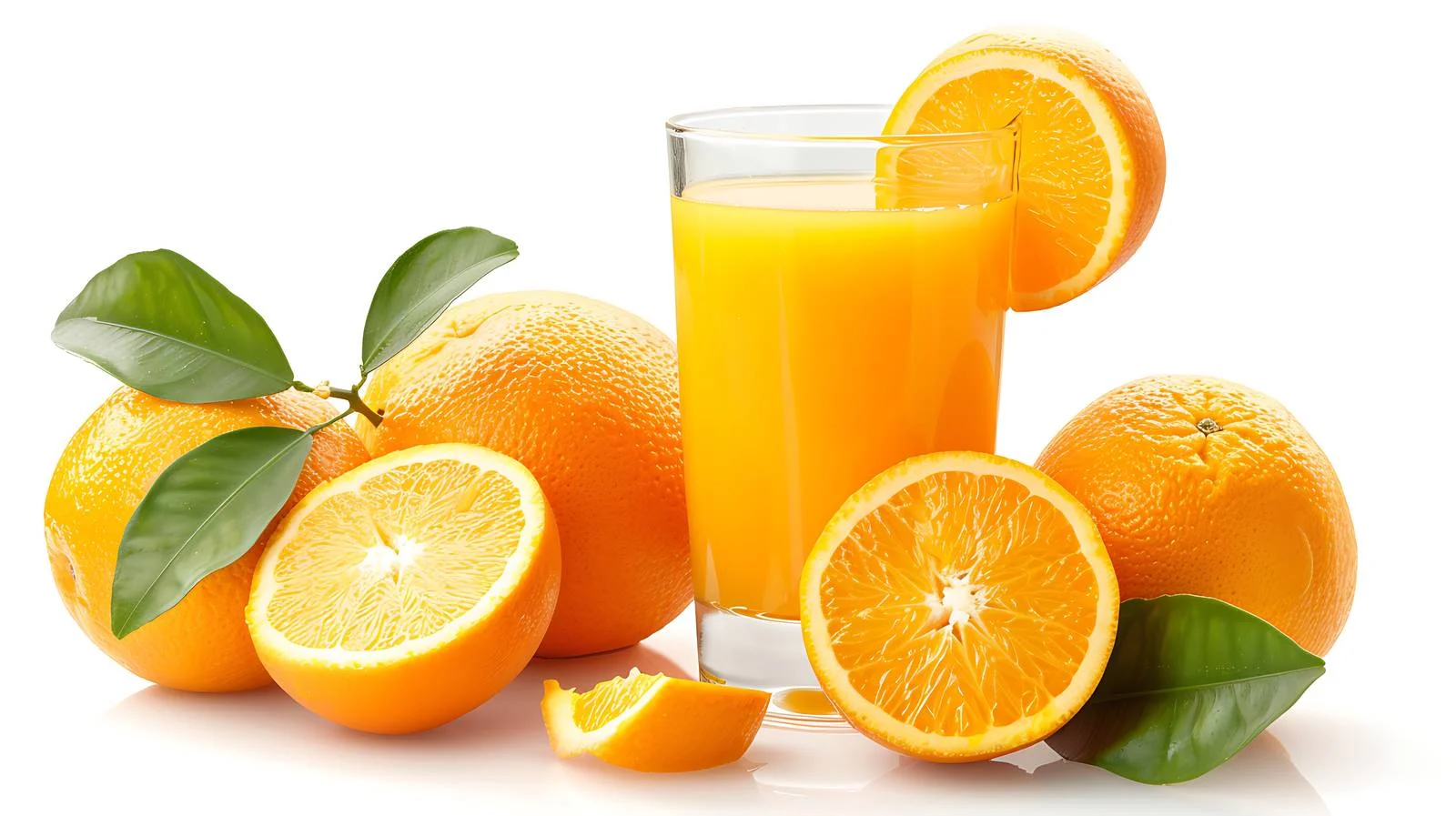 Refreshing Orange Juice Glass — free download from Dotvec