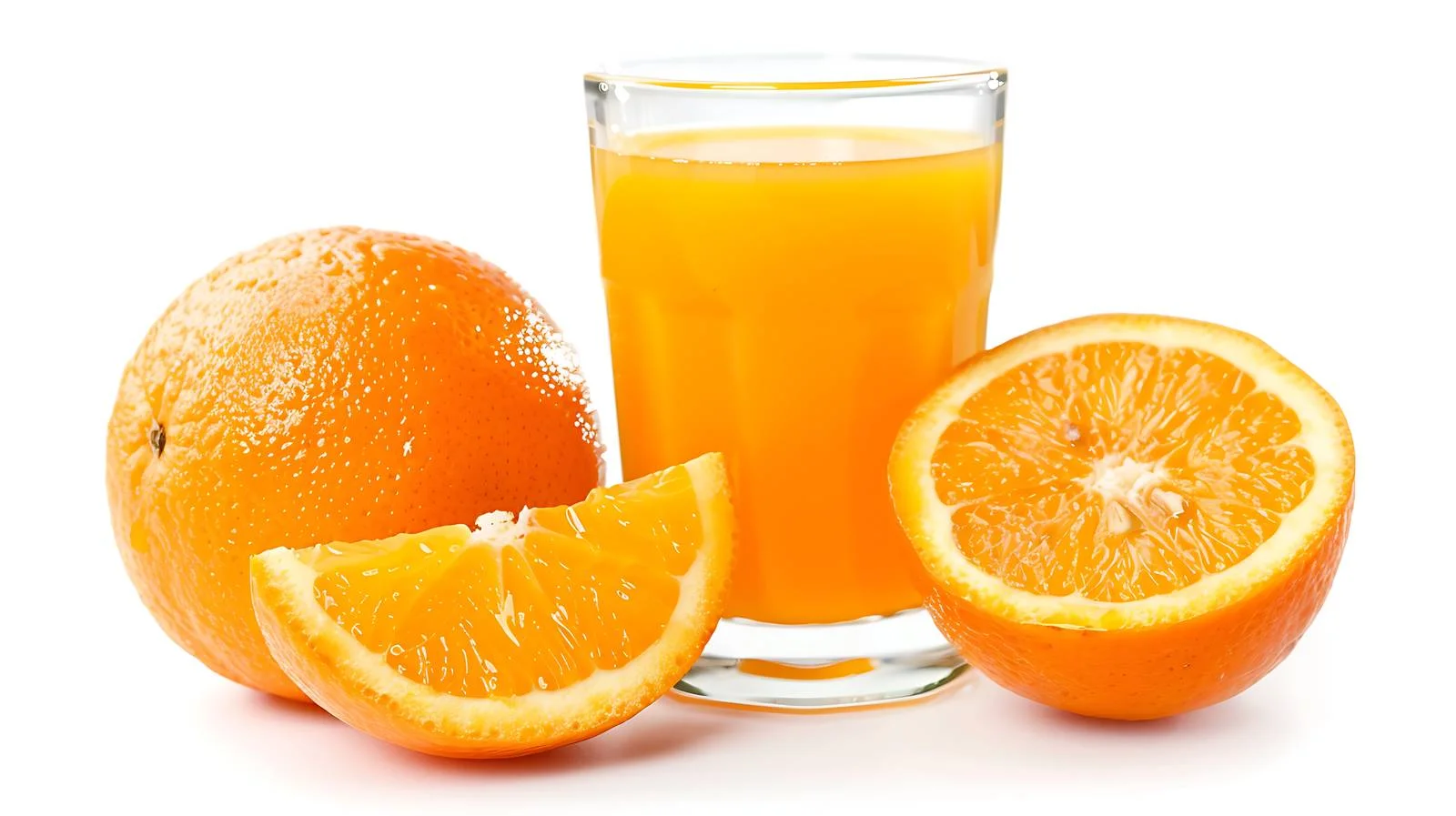 Orange Juice Glass and Fruit — free download from Dotvec
