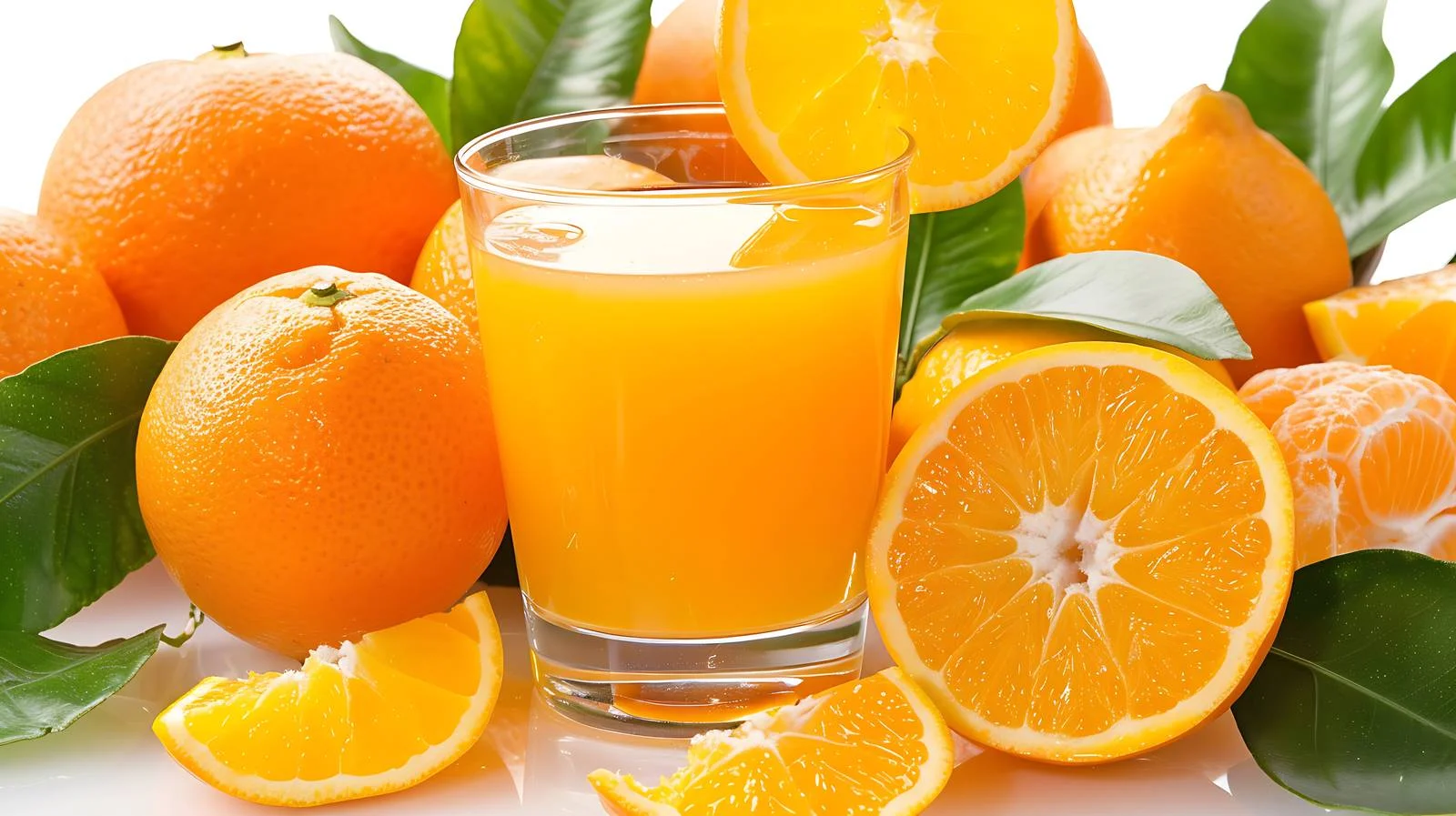 Refreshing Orange Juice and Fruits Outdoors — free download from Dotvec