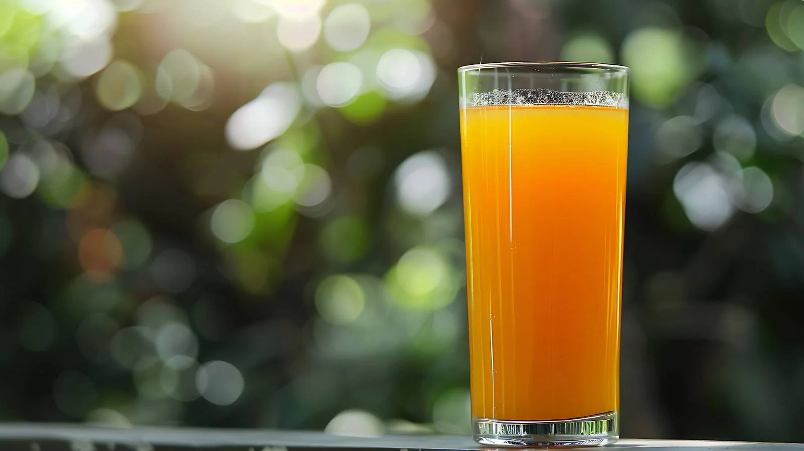 Orange Juice Glass Nature Background — free download from Dotvec