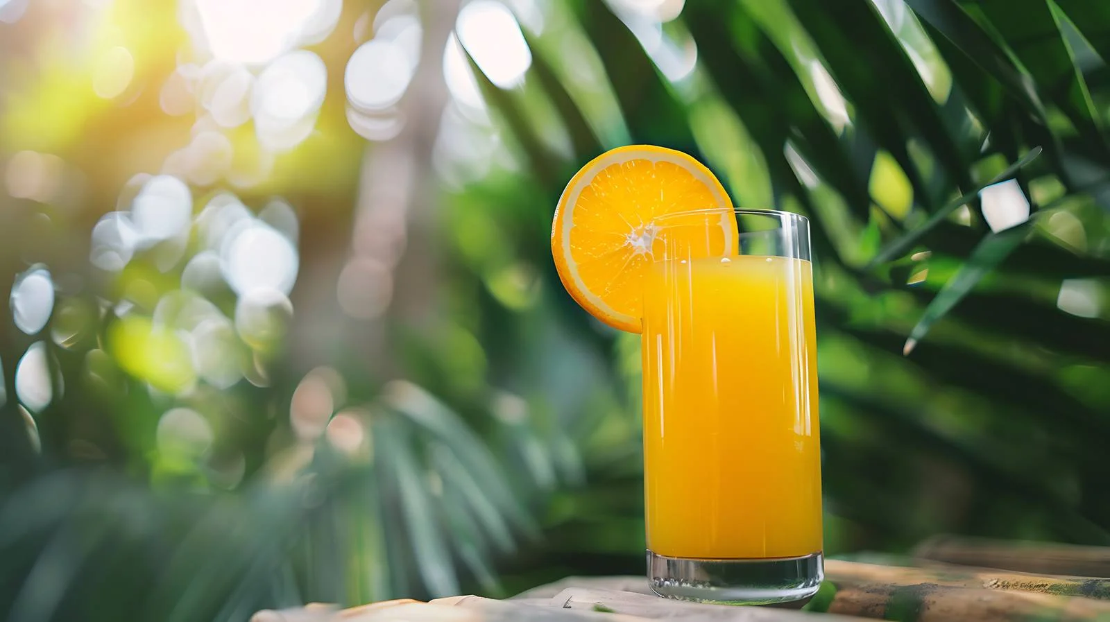 Refreshing Orange Juice in Natural Setting — free download from Dotvec